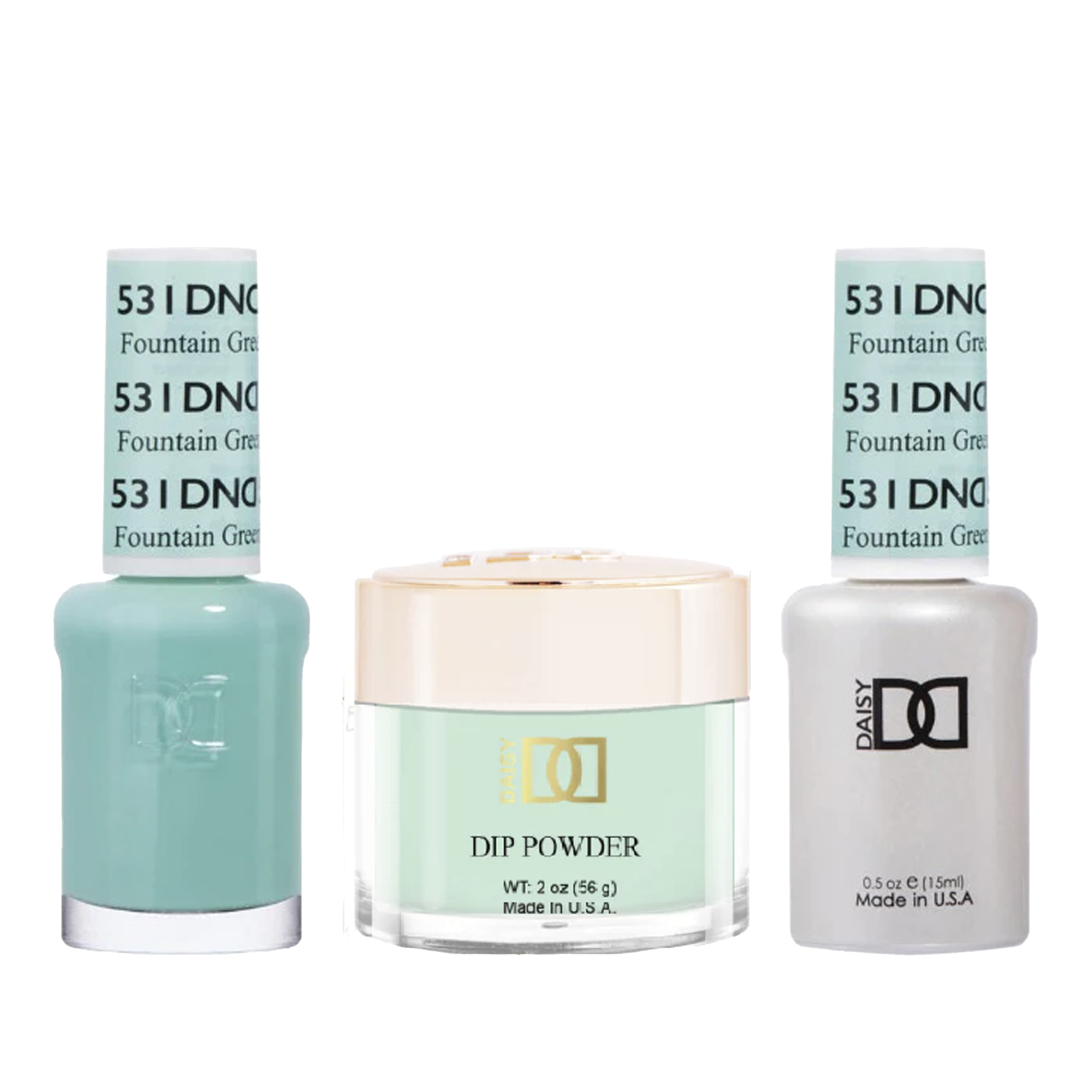 Dnd trio - 531 fountain green ut - gel polish