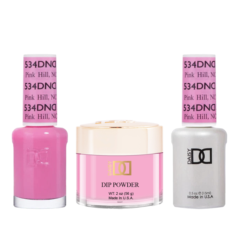 Dnd trio - 534 pink hill nc - gel polish
