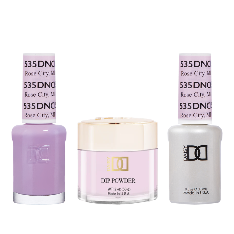 Dnd trio - 535 rose city mi - gel polish