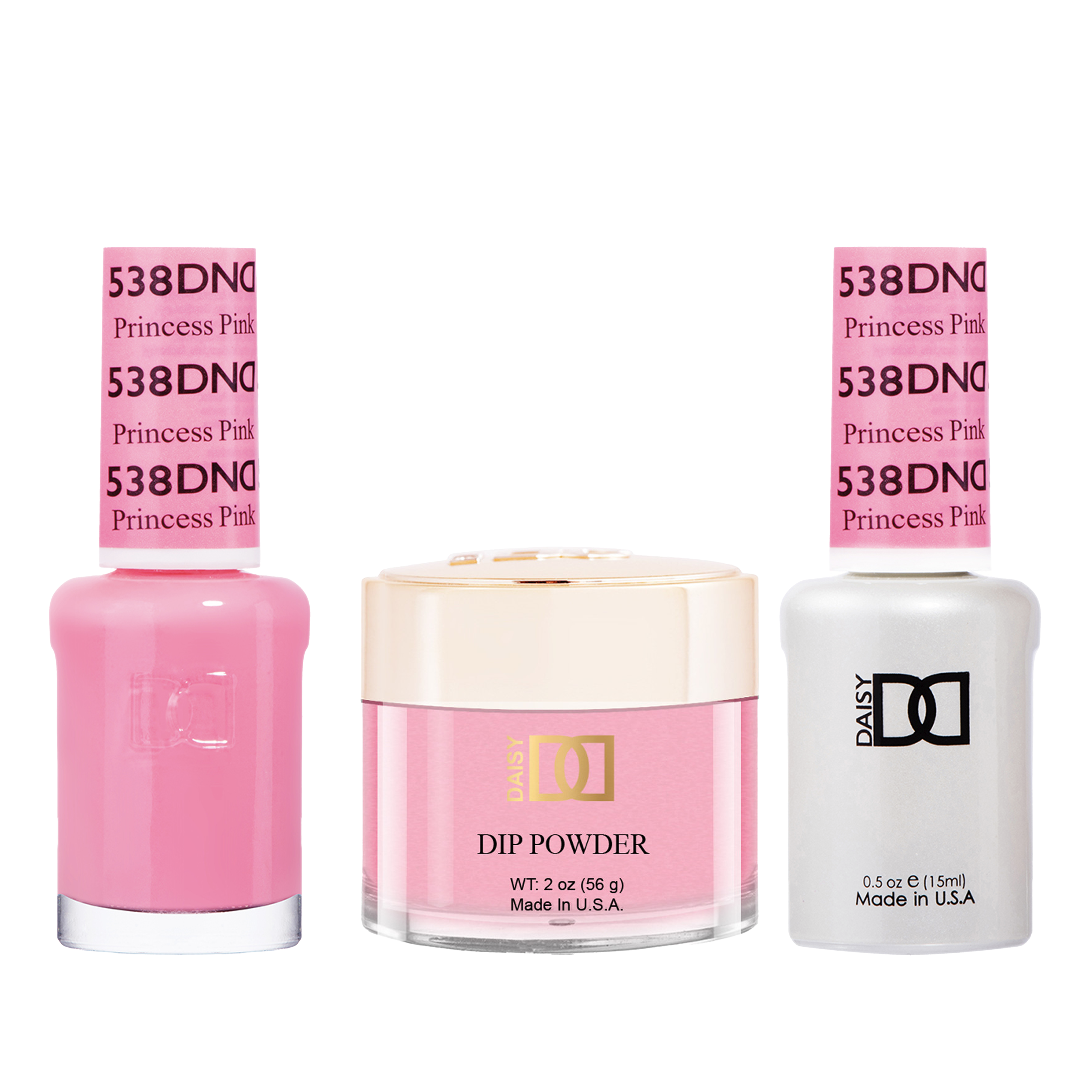 Dnd trio - 538 princess pink - gel polish