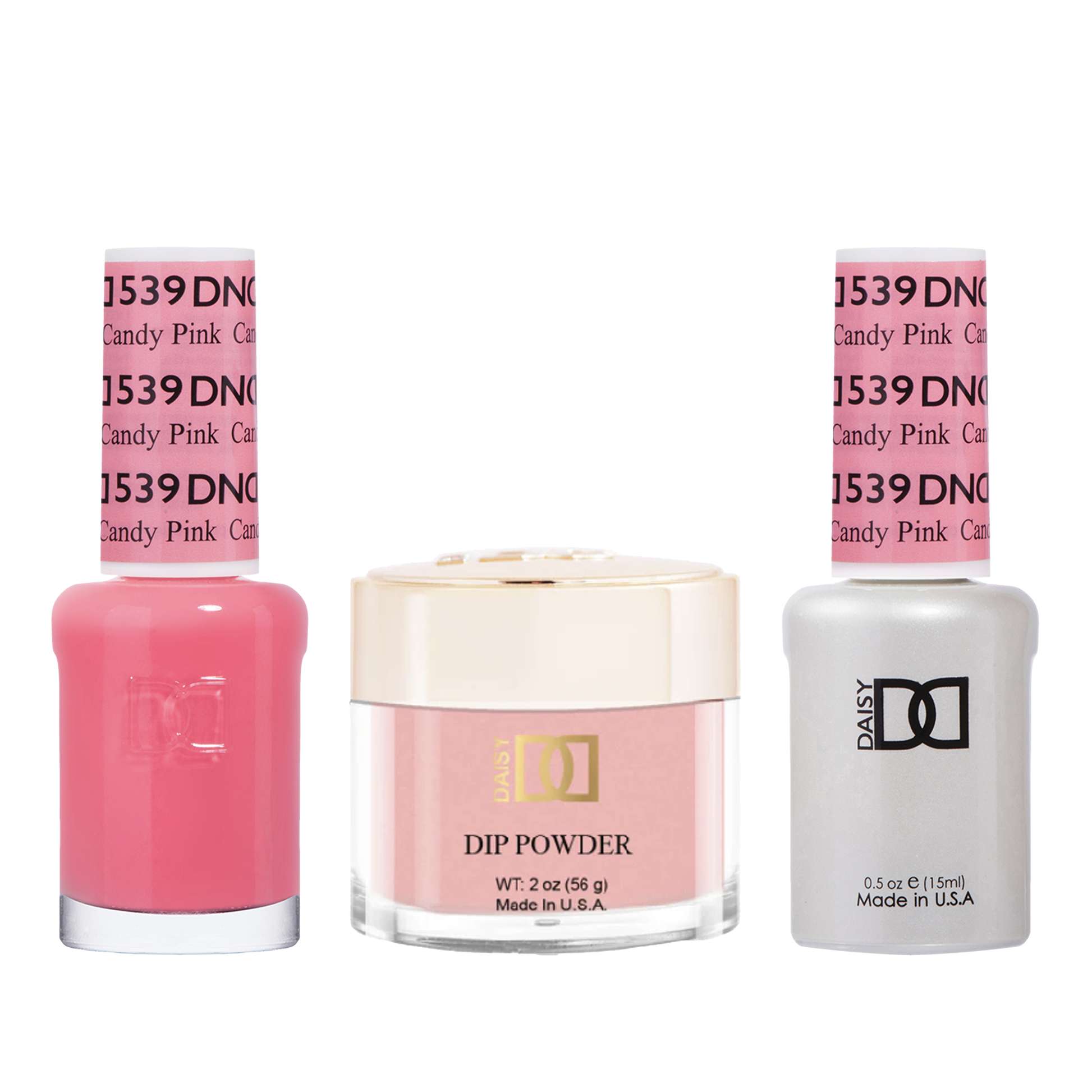 Dnd trio - 539 candy pink - gel polish