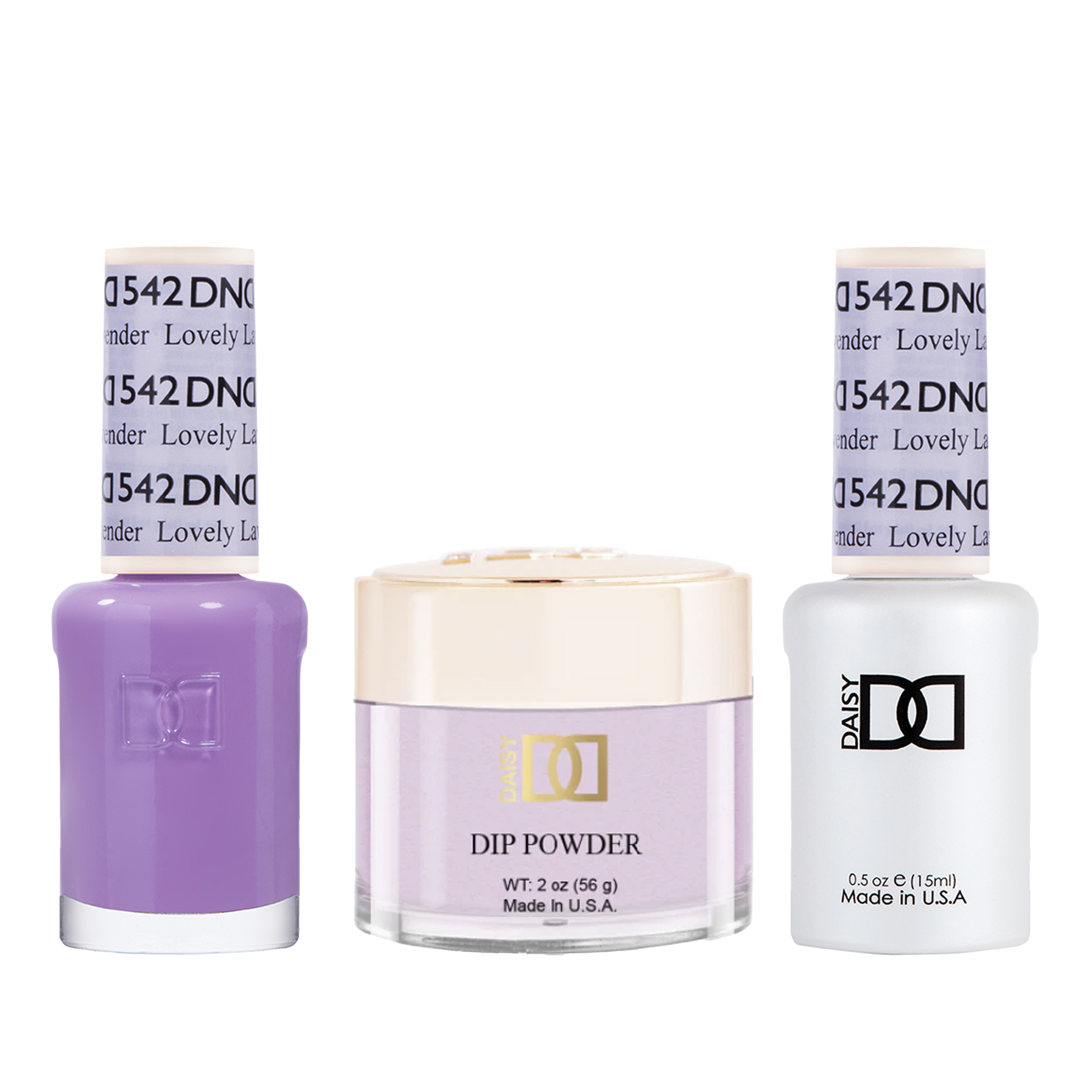 Dnd trio - 542 lovely lavender - gel polish
