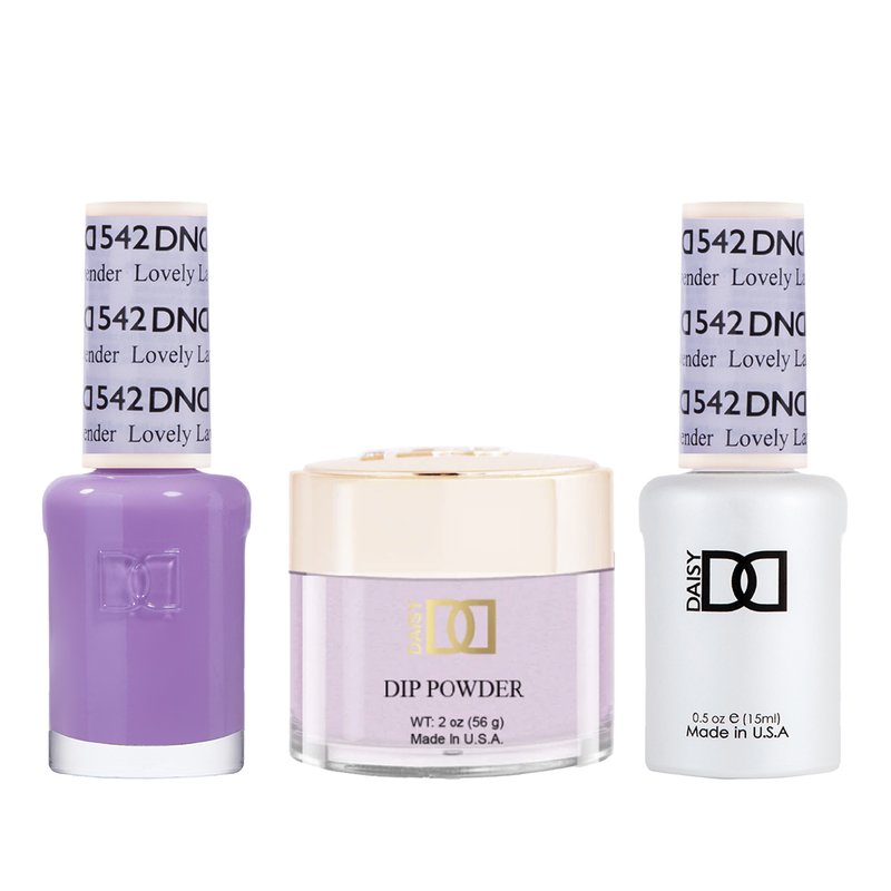 Dnd trio - 542 lovely lavender - gel polish