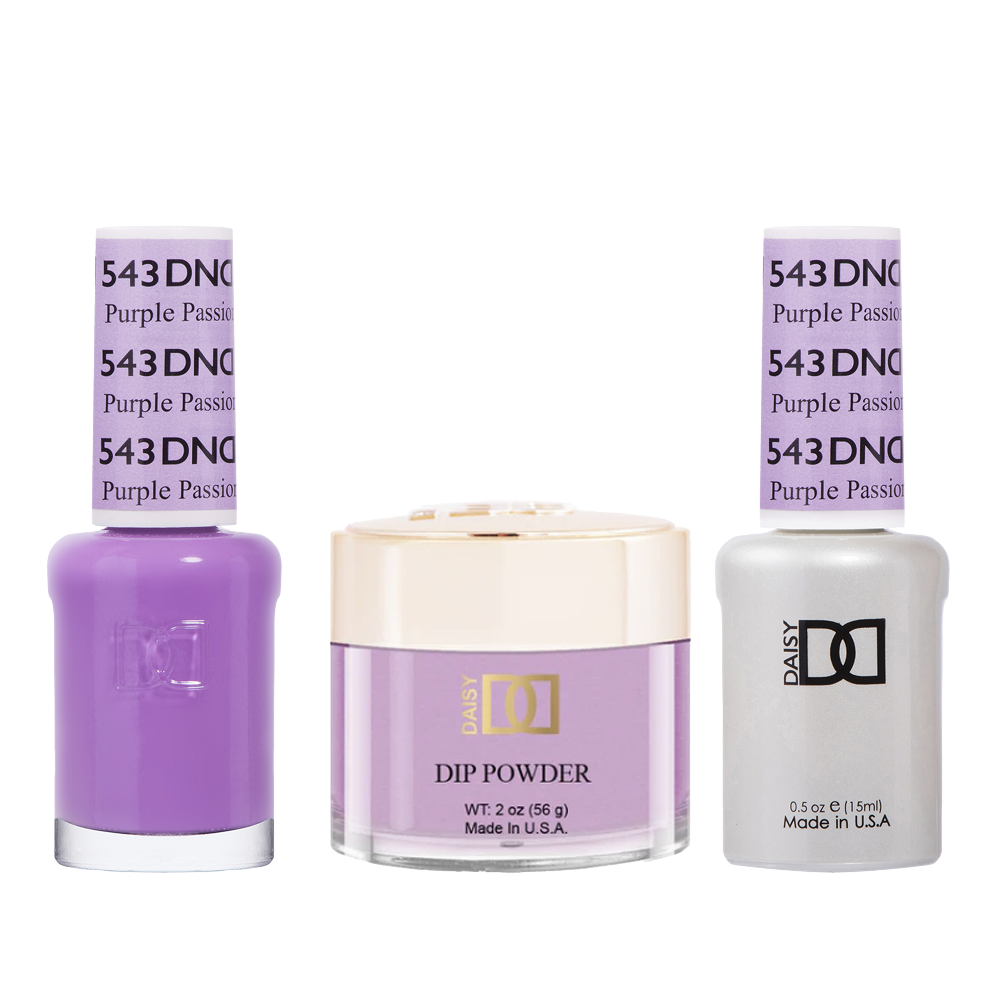 Dnd trio - 543 purple passion - gel polish