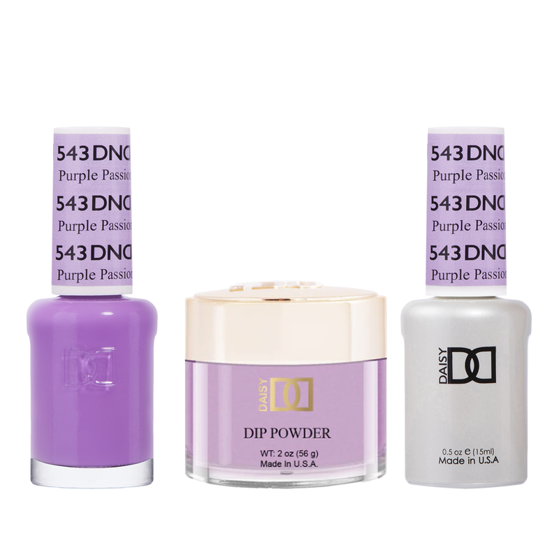 Dnd trio - 543 purple passion - gel polish