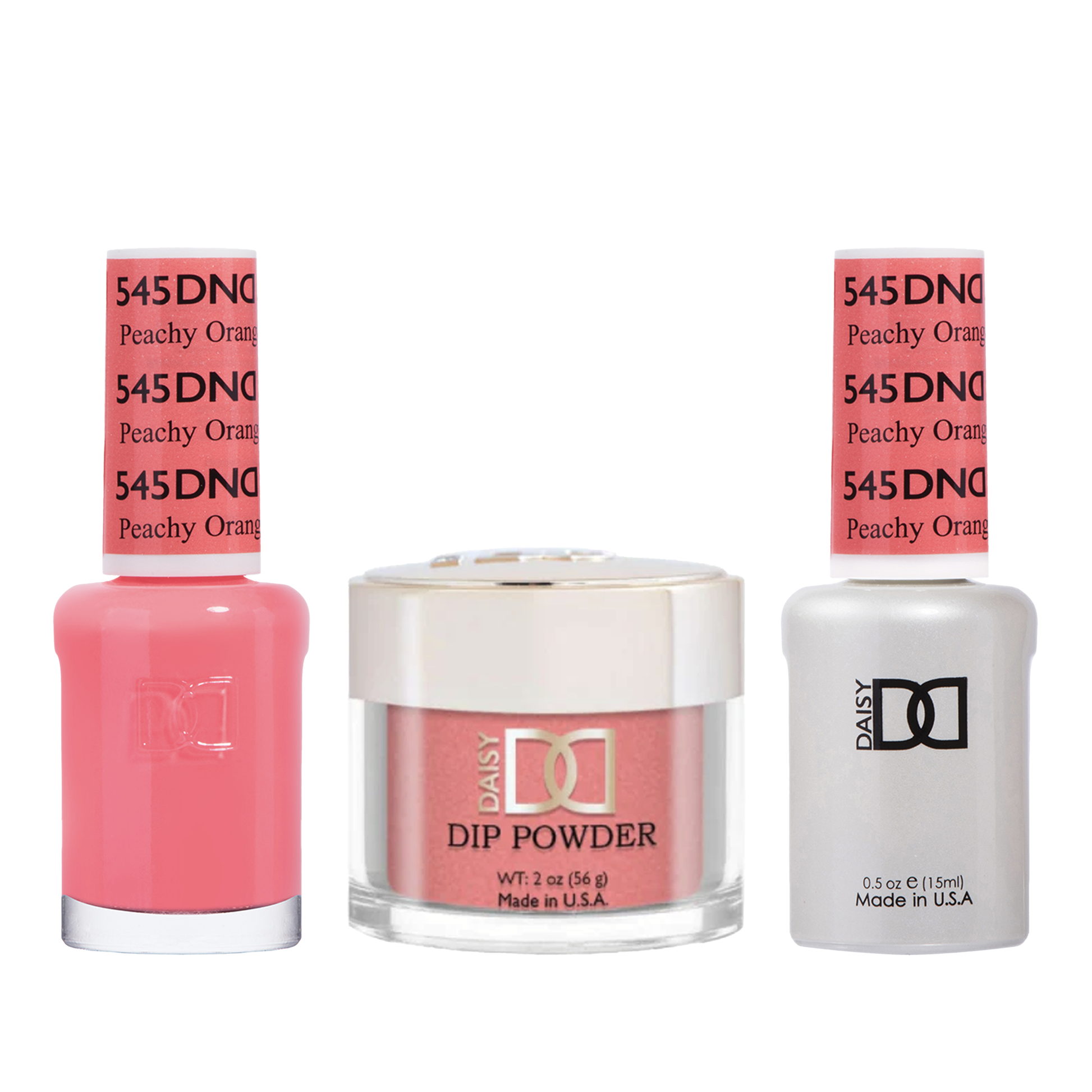 Dnd trio - 545 peachy orange - gel polish