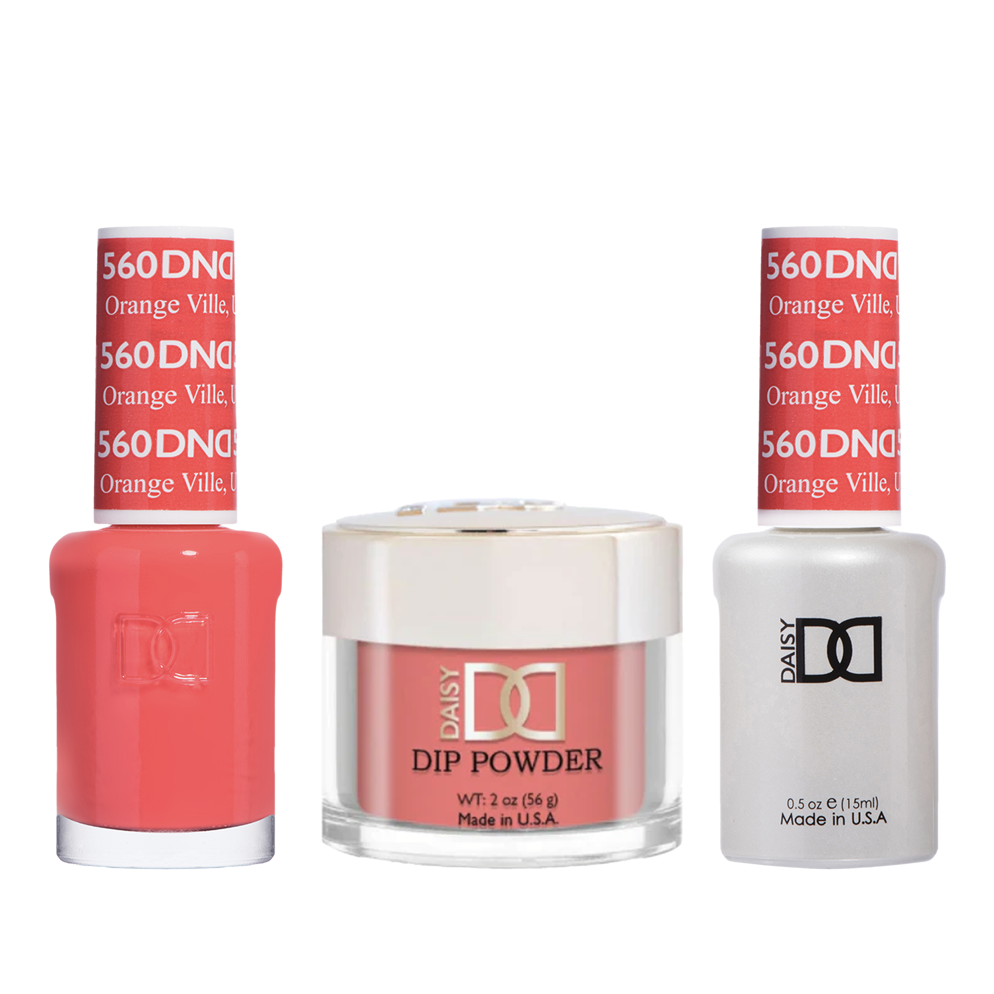 Dnd trio - 560 orange ville ut - gel polish