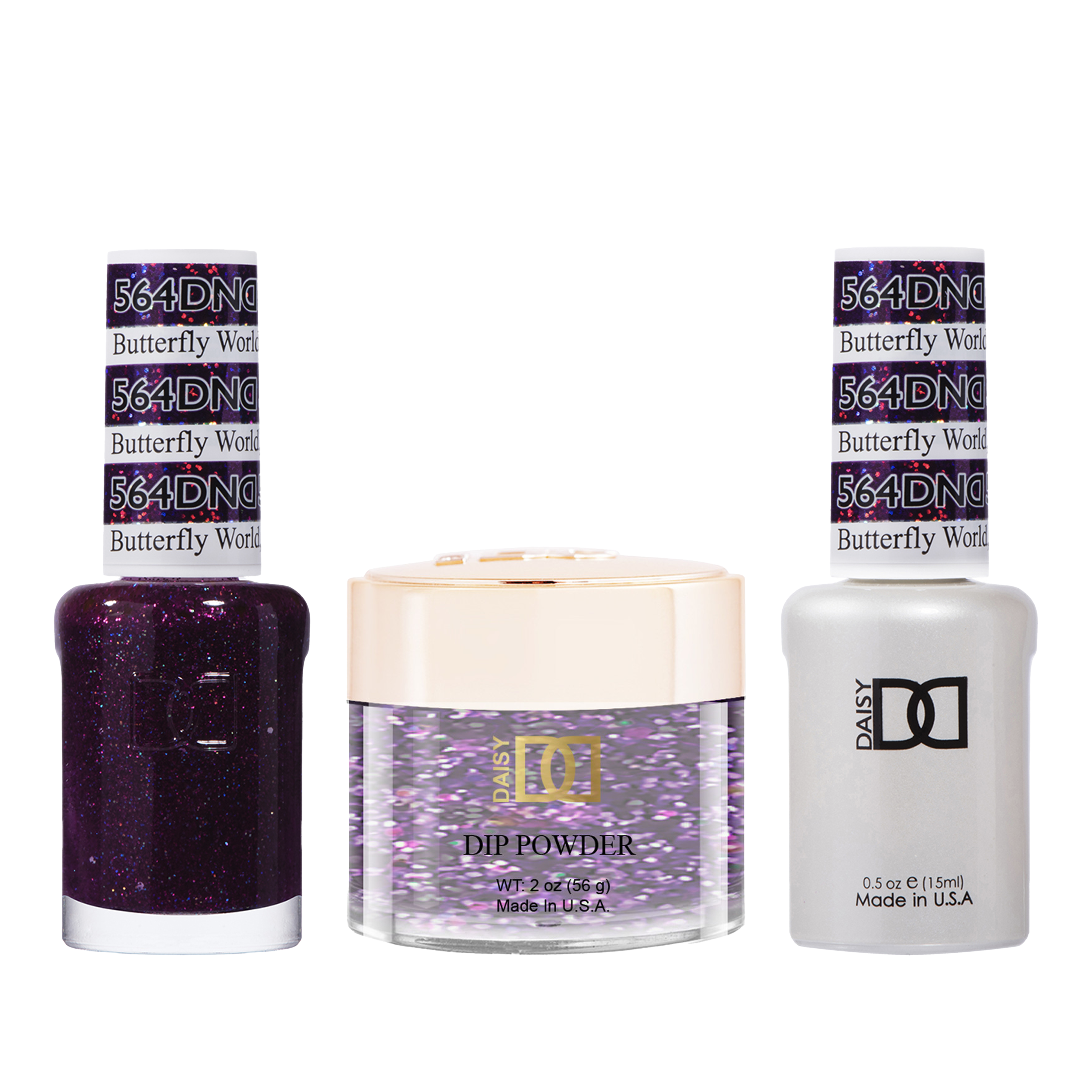 Dnd trio - 564 butterfly world fl - gel polish