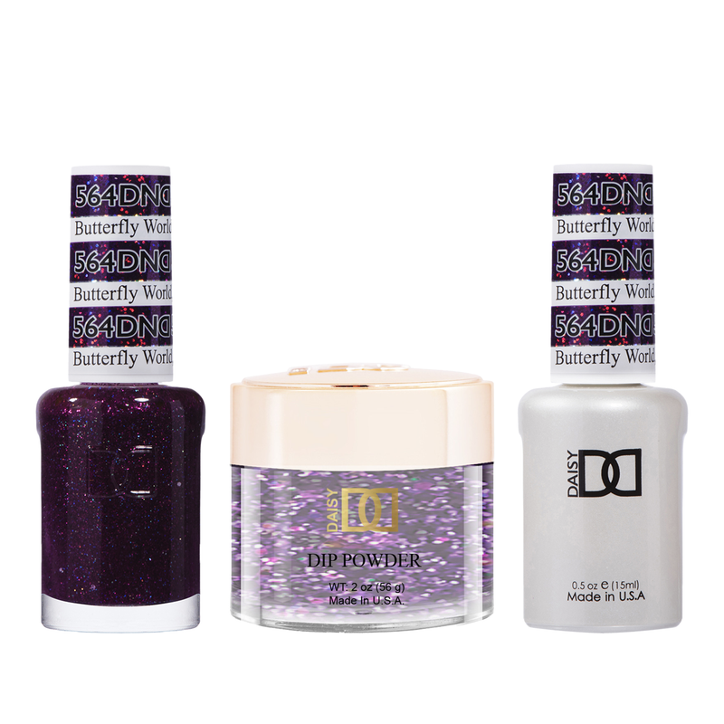Dnd trio - 564 butterfly world fl - gel polish