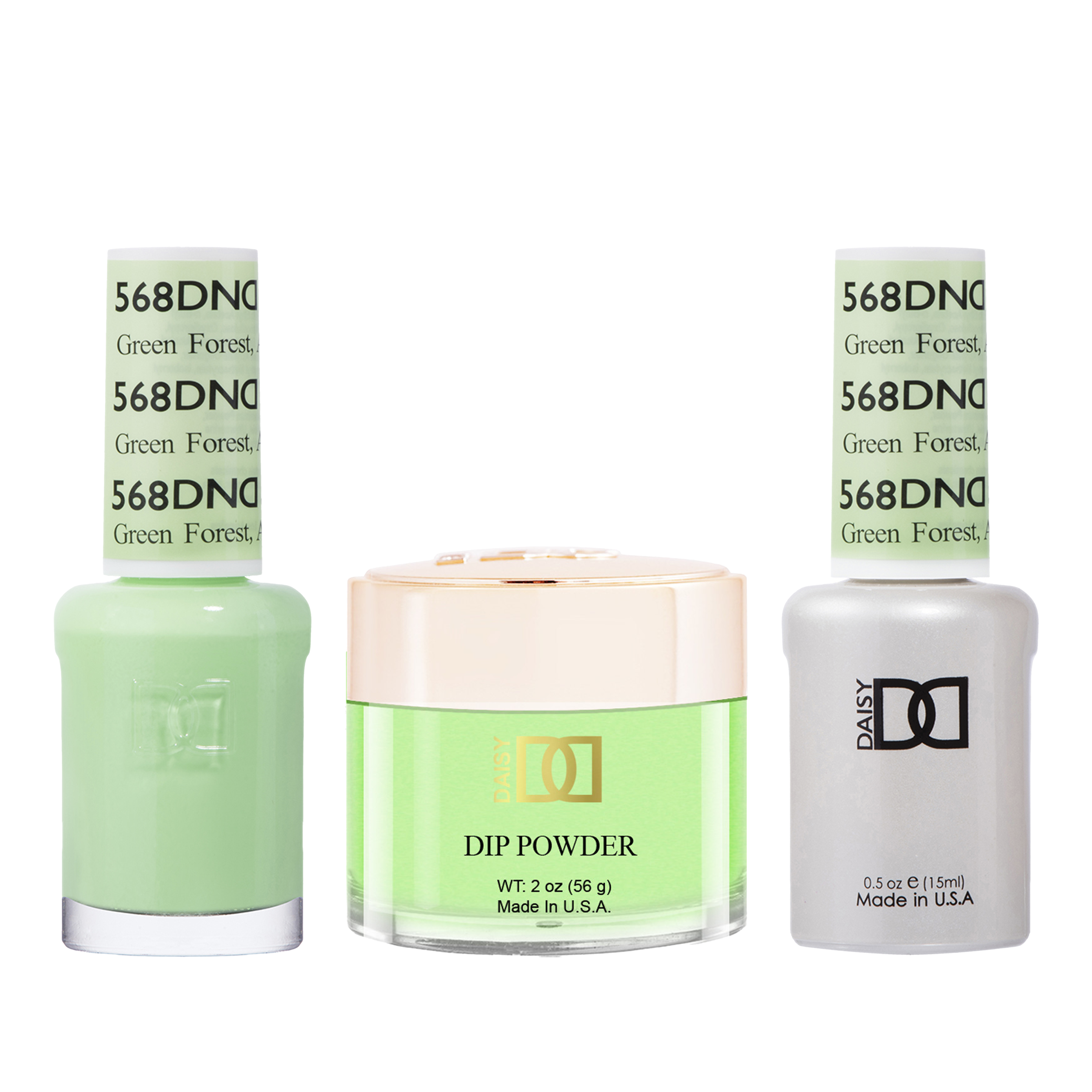 Dnd trio - 568 green forest ak - gel polish