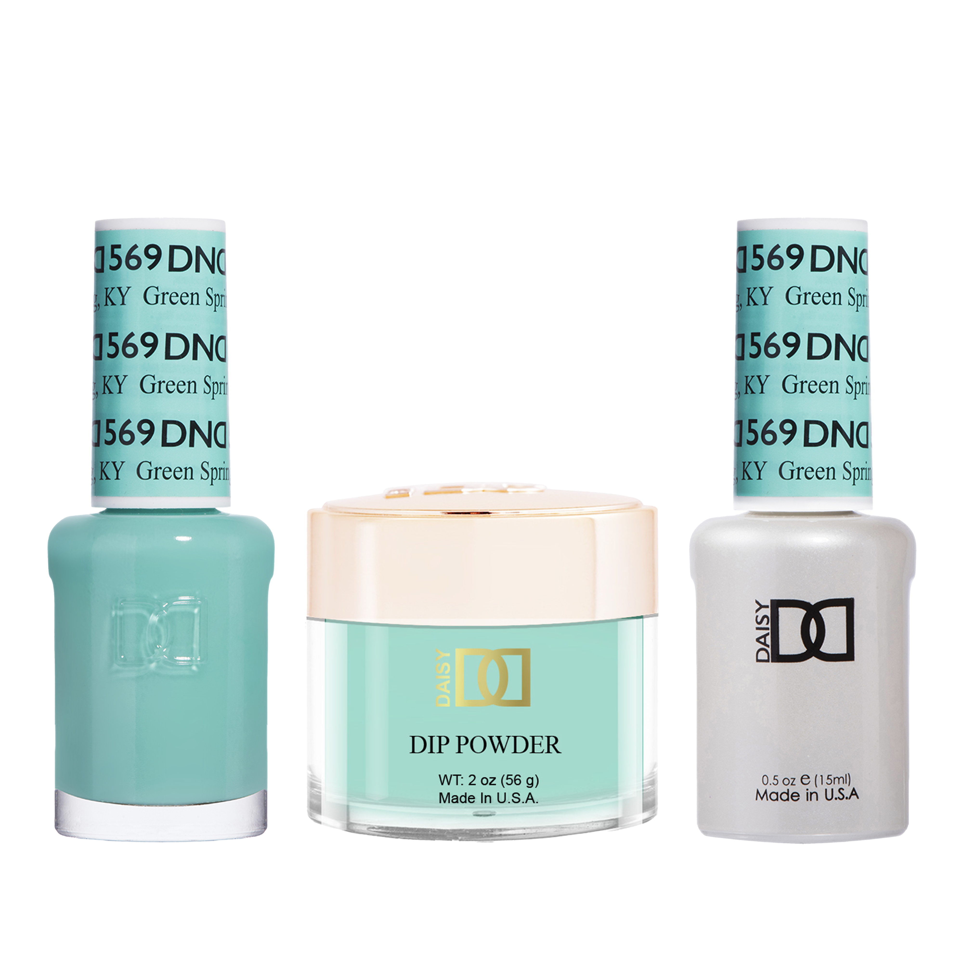 Dnd trio - 569 green spring ky - gel polish