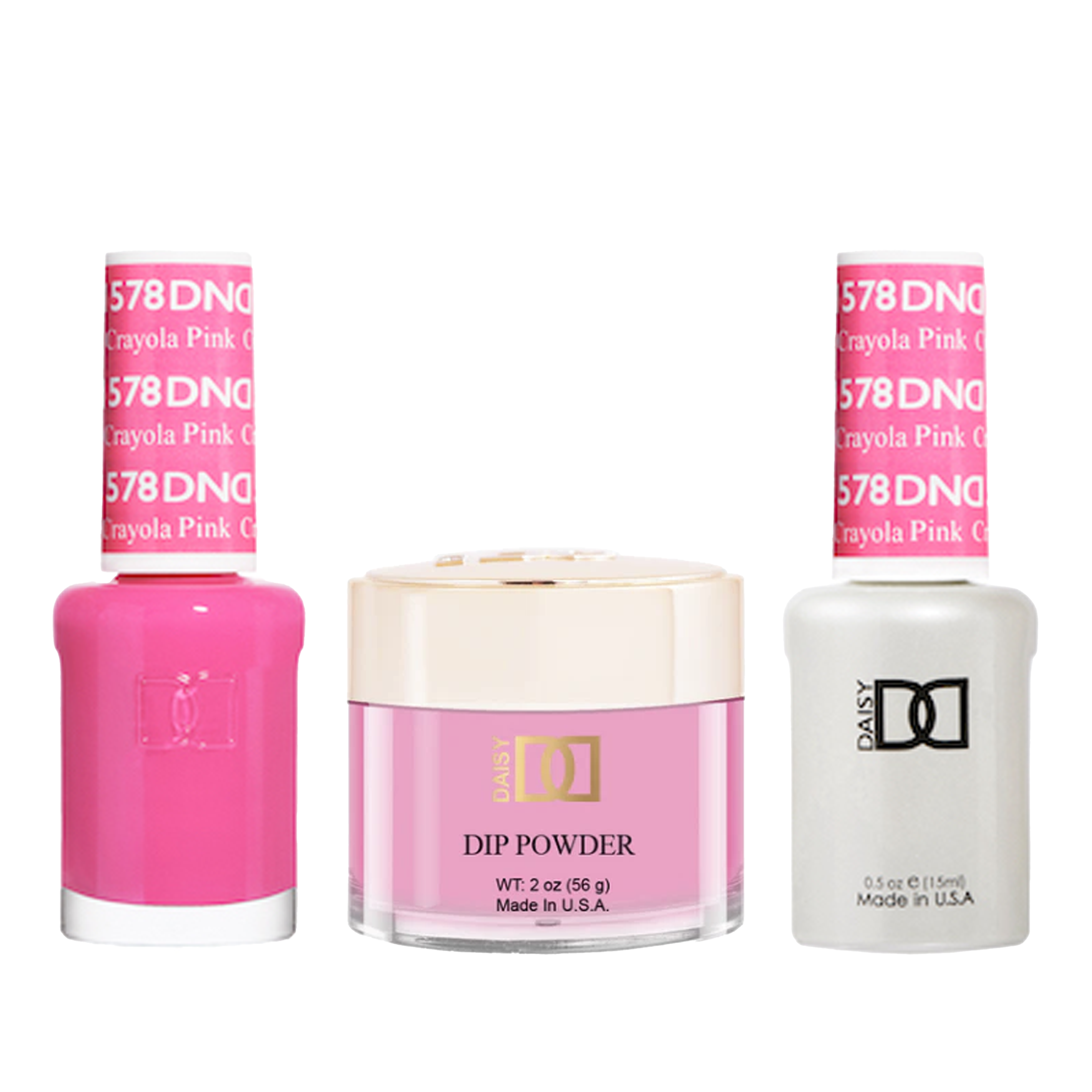 Dnd trio - 578 crayola pink - gel polish