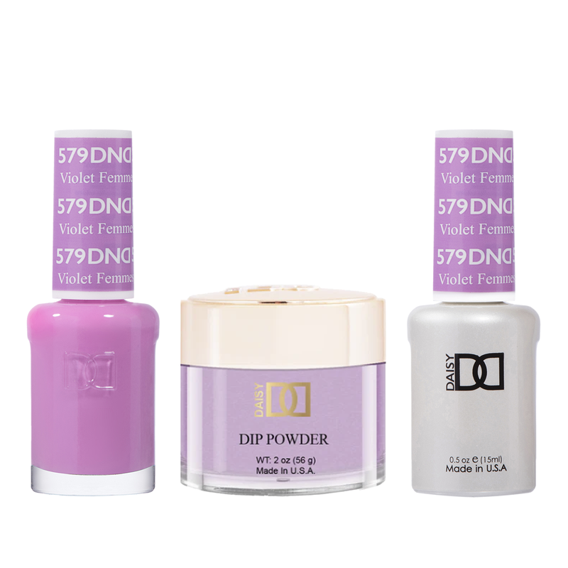 Dnd trio - 579 violet femmes - gel polish