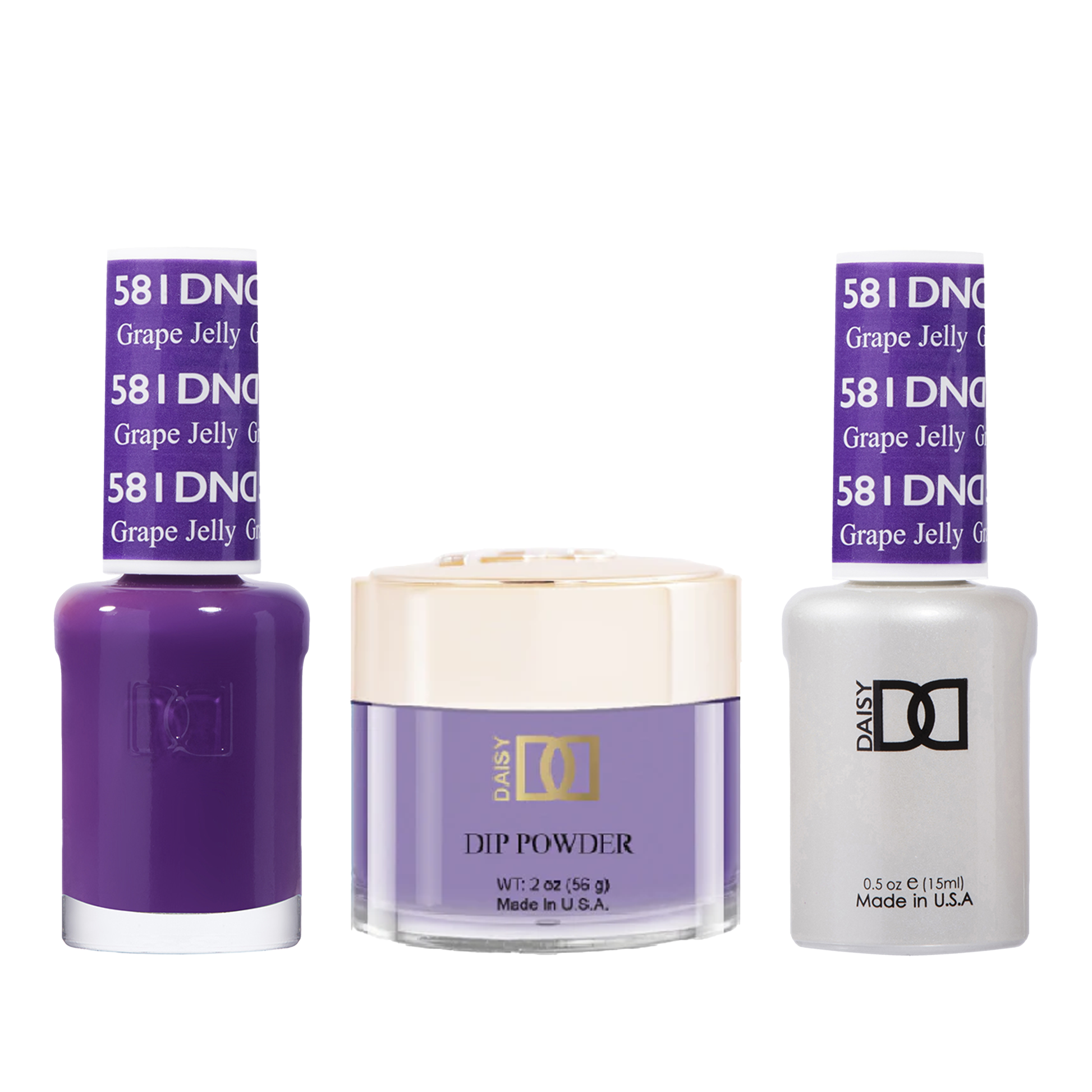 Dnd trio - 581 grape jelly - gel polish