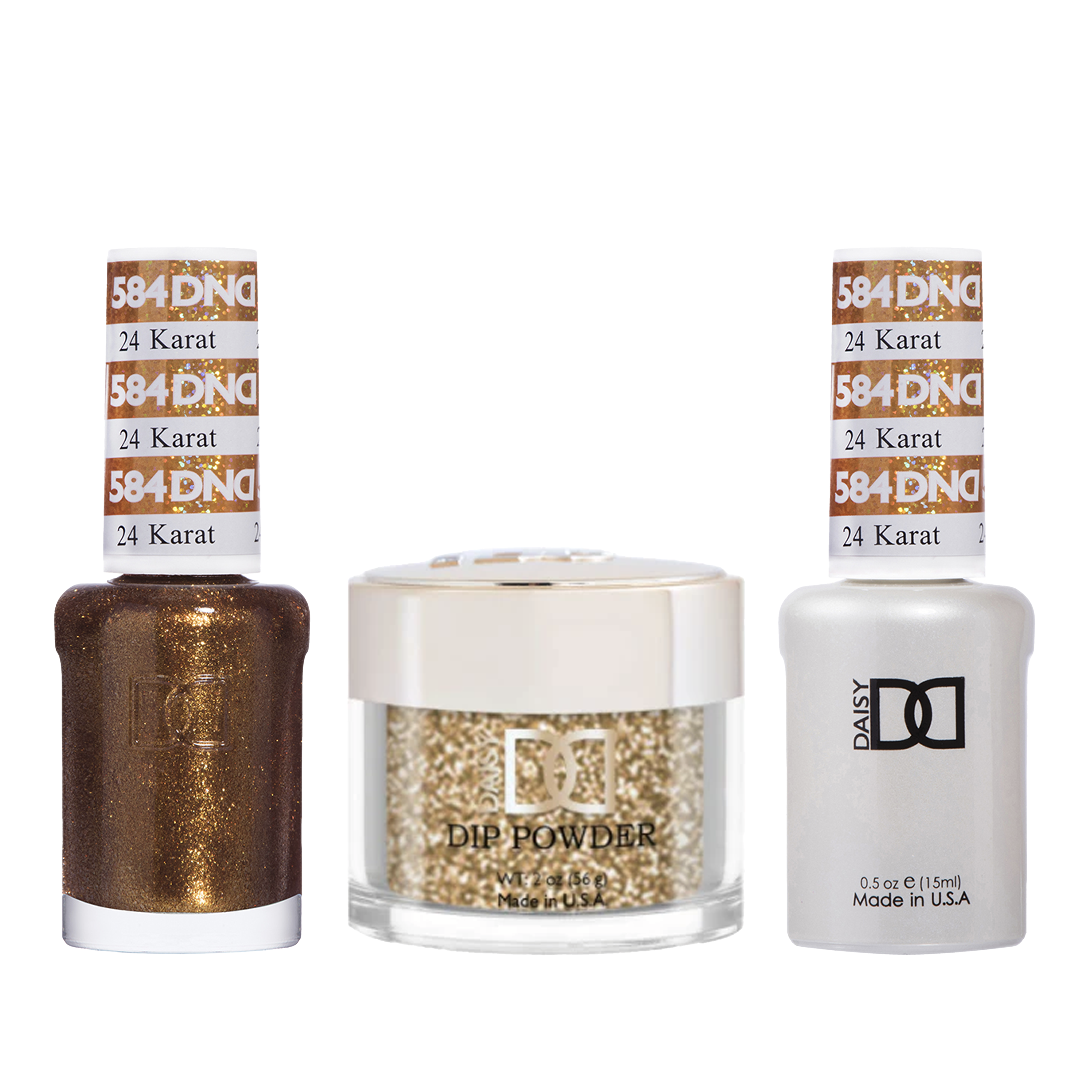 Dnd trio - 584 24 karat - gel polish