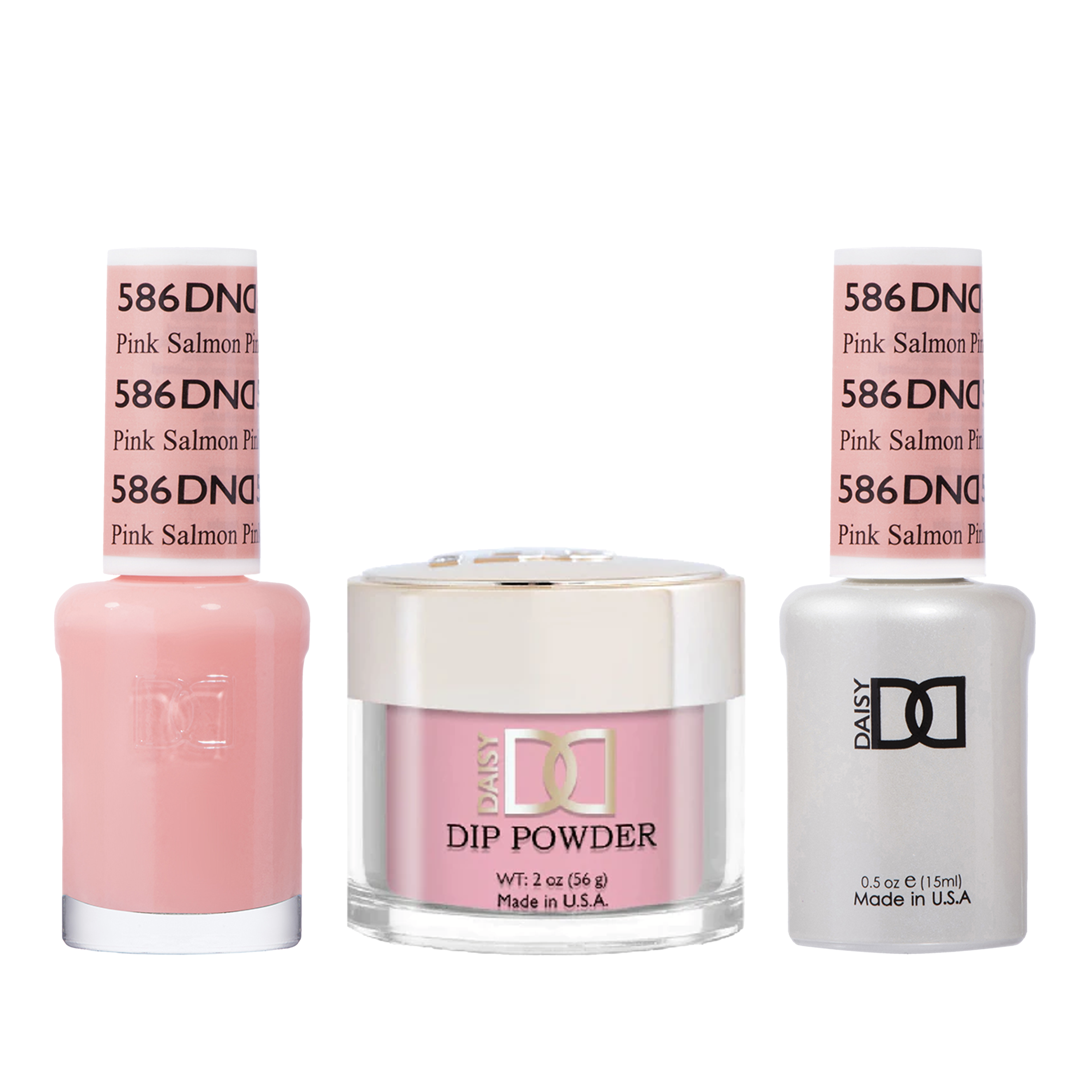Dnd trio - 586 pink salmon - gel polish