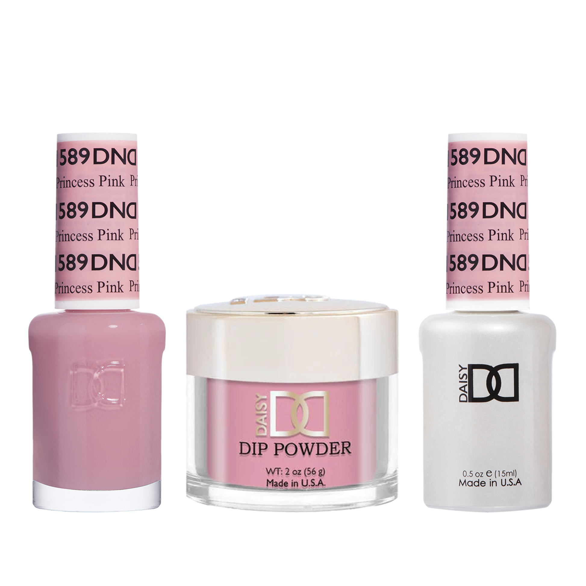 Dnd trio - 589 princess pink - gel polish