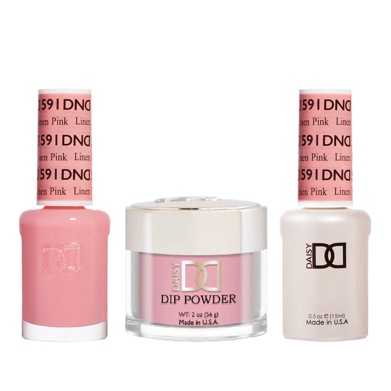 Dnd trio - 591 linen pink - gel polish