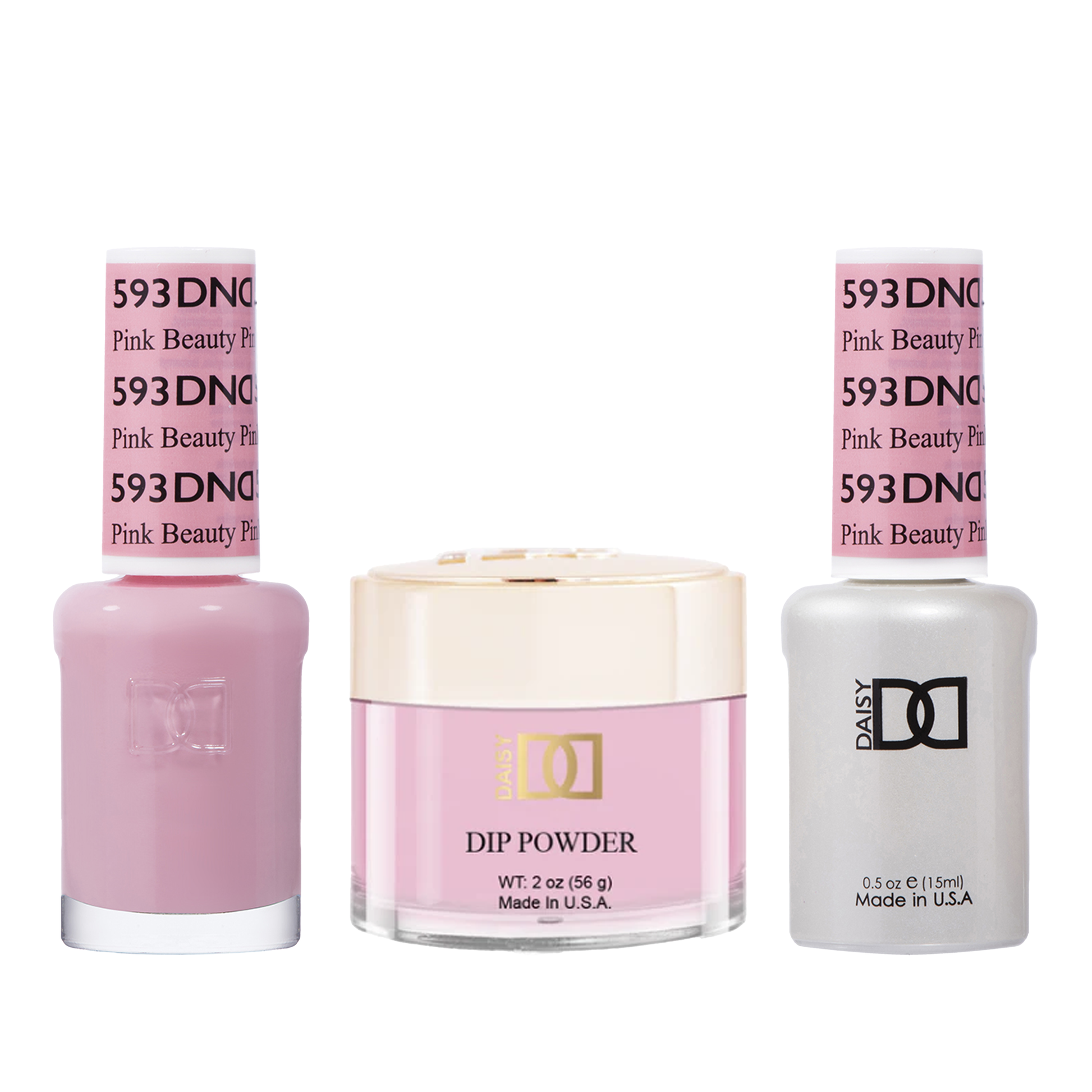 Dnd trio - 593 pink beauty - gel polish