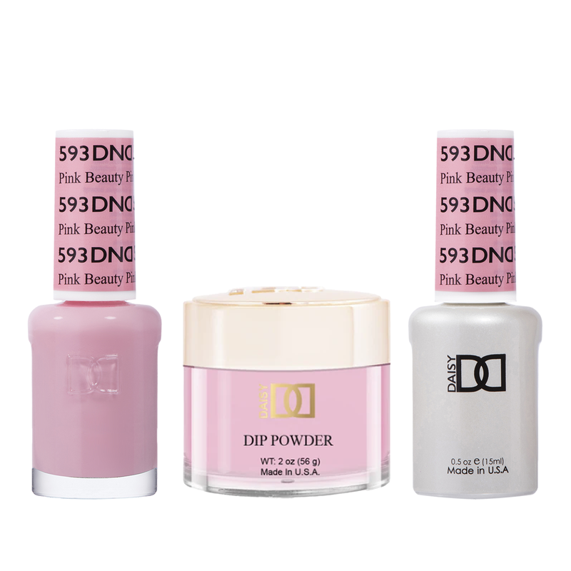 Dnd trio - 593 pink beauty - gel polish