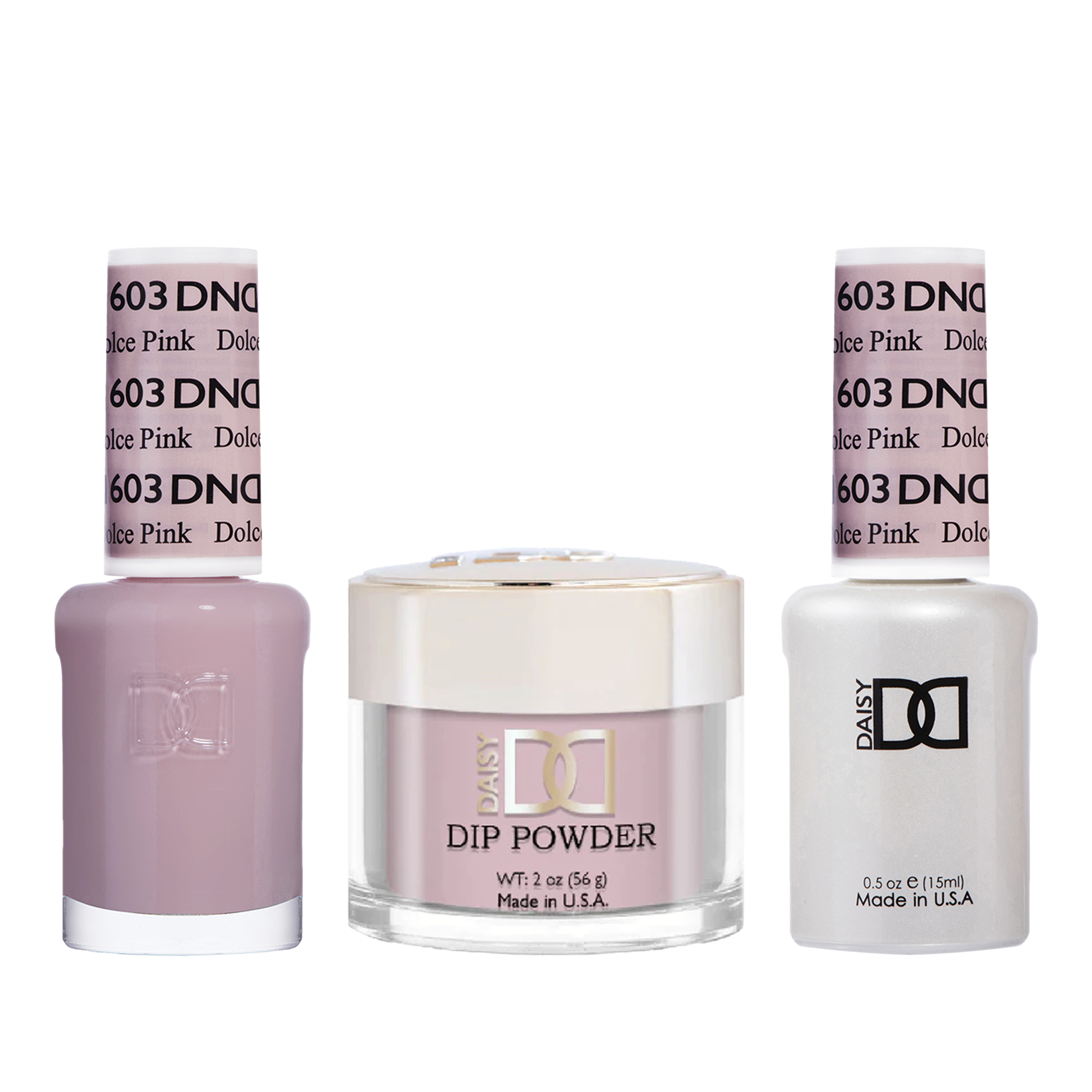 Dnd trio - 603 dolce pink - gel polish