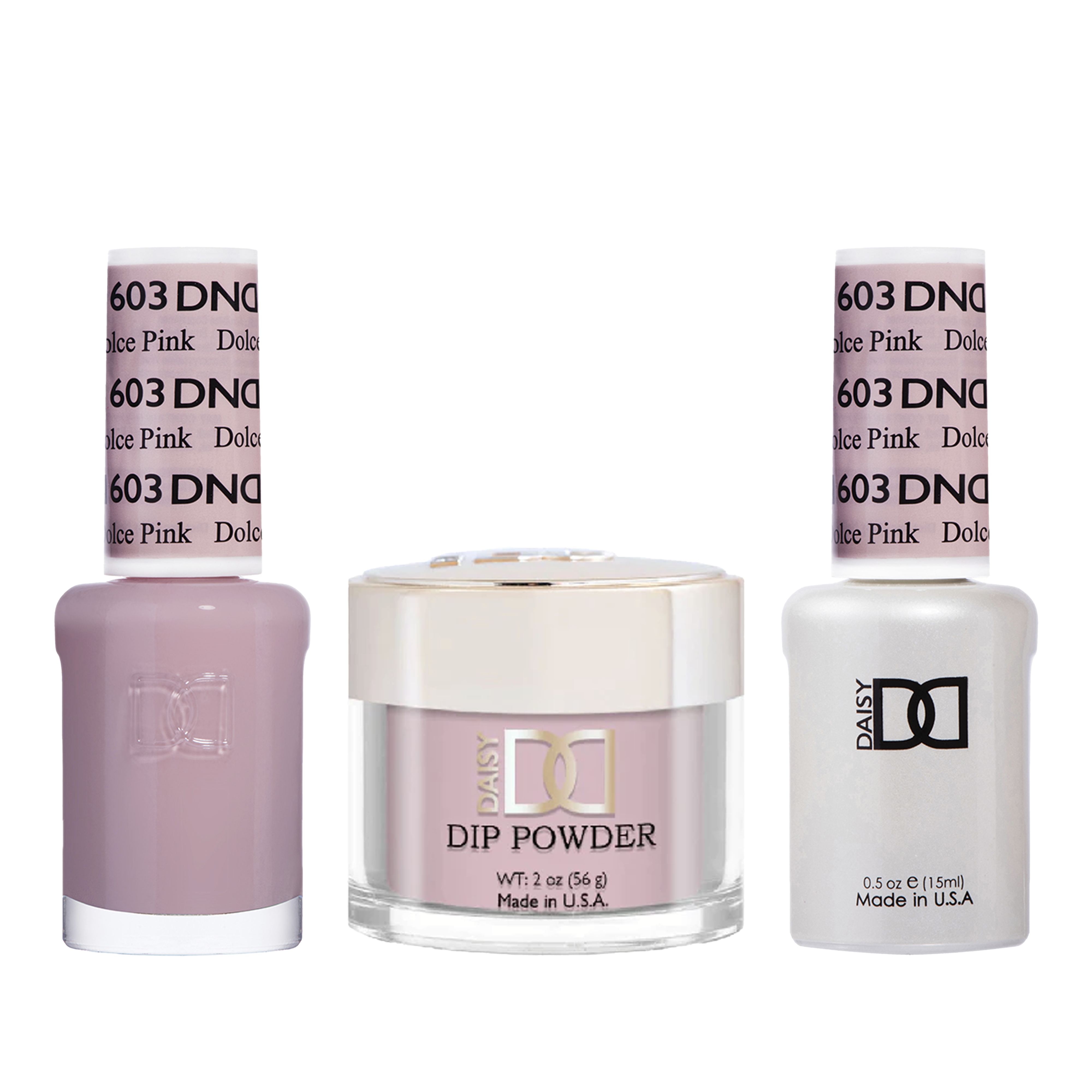 Dnd trio - 603 dolce pink - gel polish