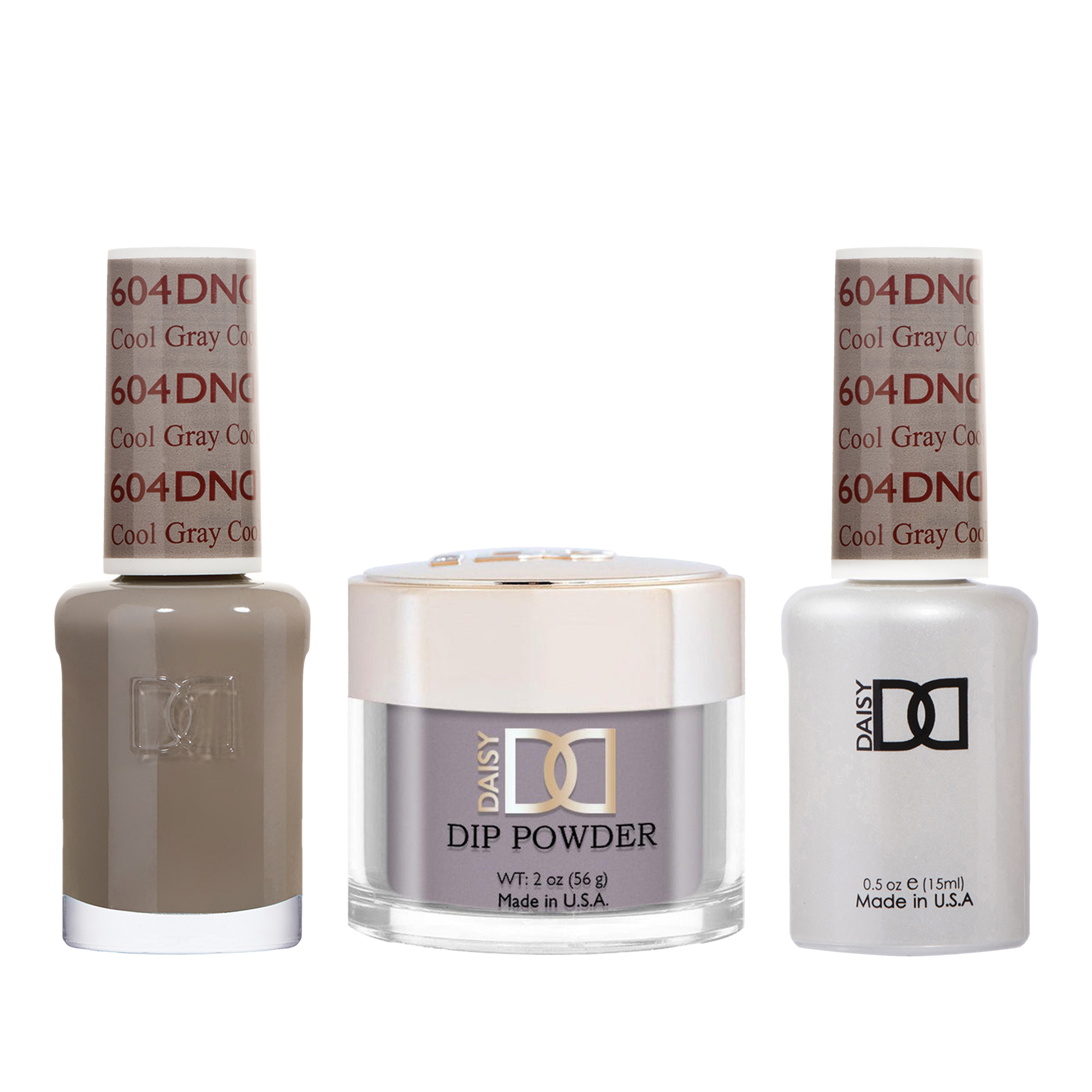 Dnd trio - 604 cool gray - gel polish