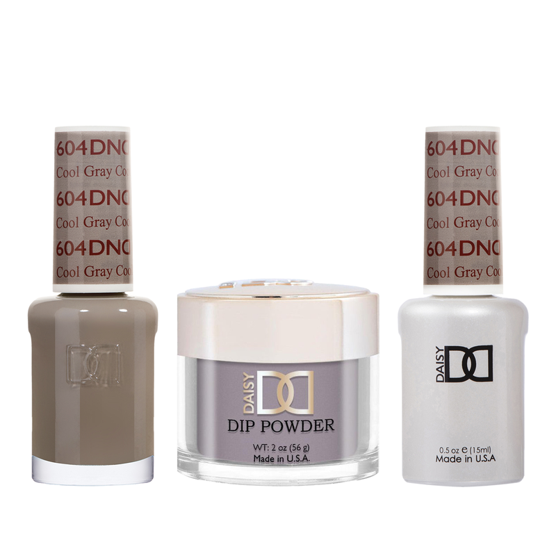 Dnd trio - 604 cool gray - gel polish