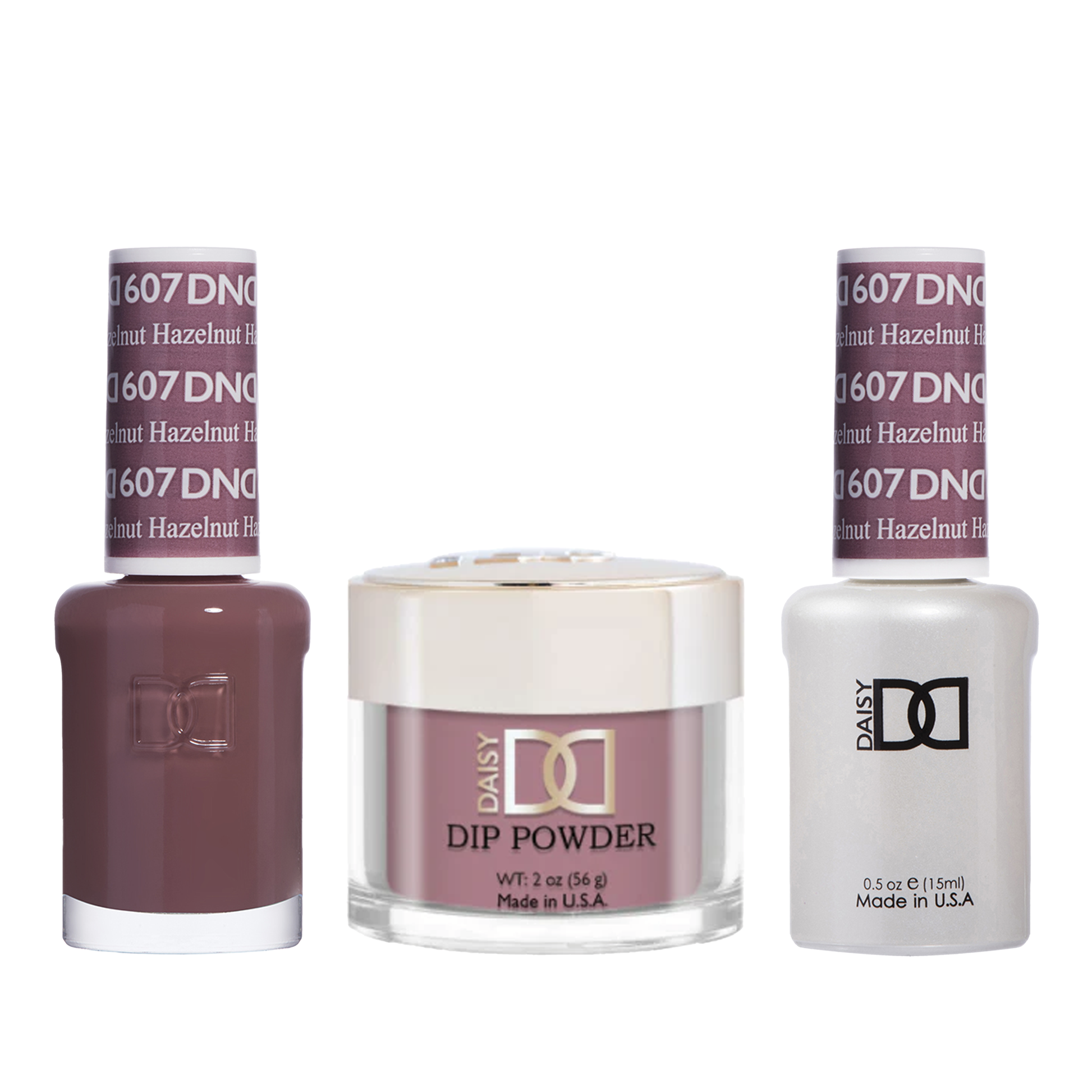 Dnd trio - 607 hazelnut - gel polish