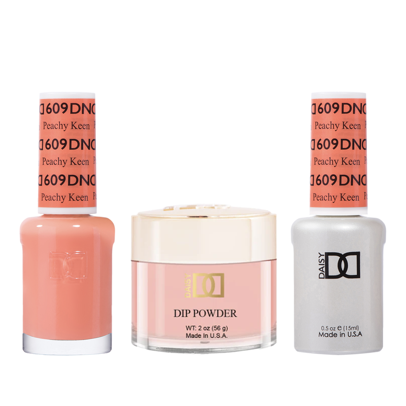 Dnd trio - 609 peachy keen - gel polish