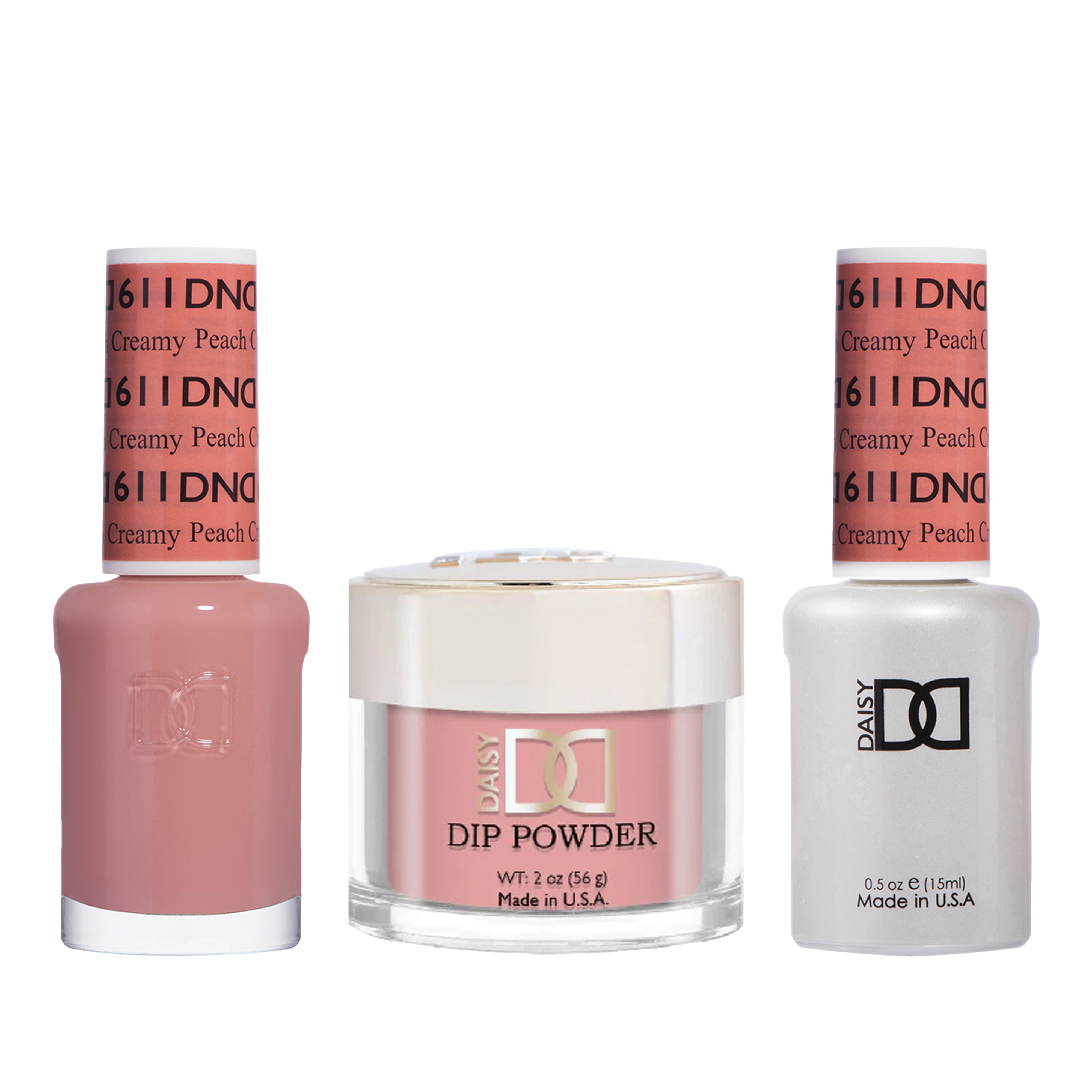 Dnd trio - 611 creamy peach - gel polish