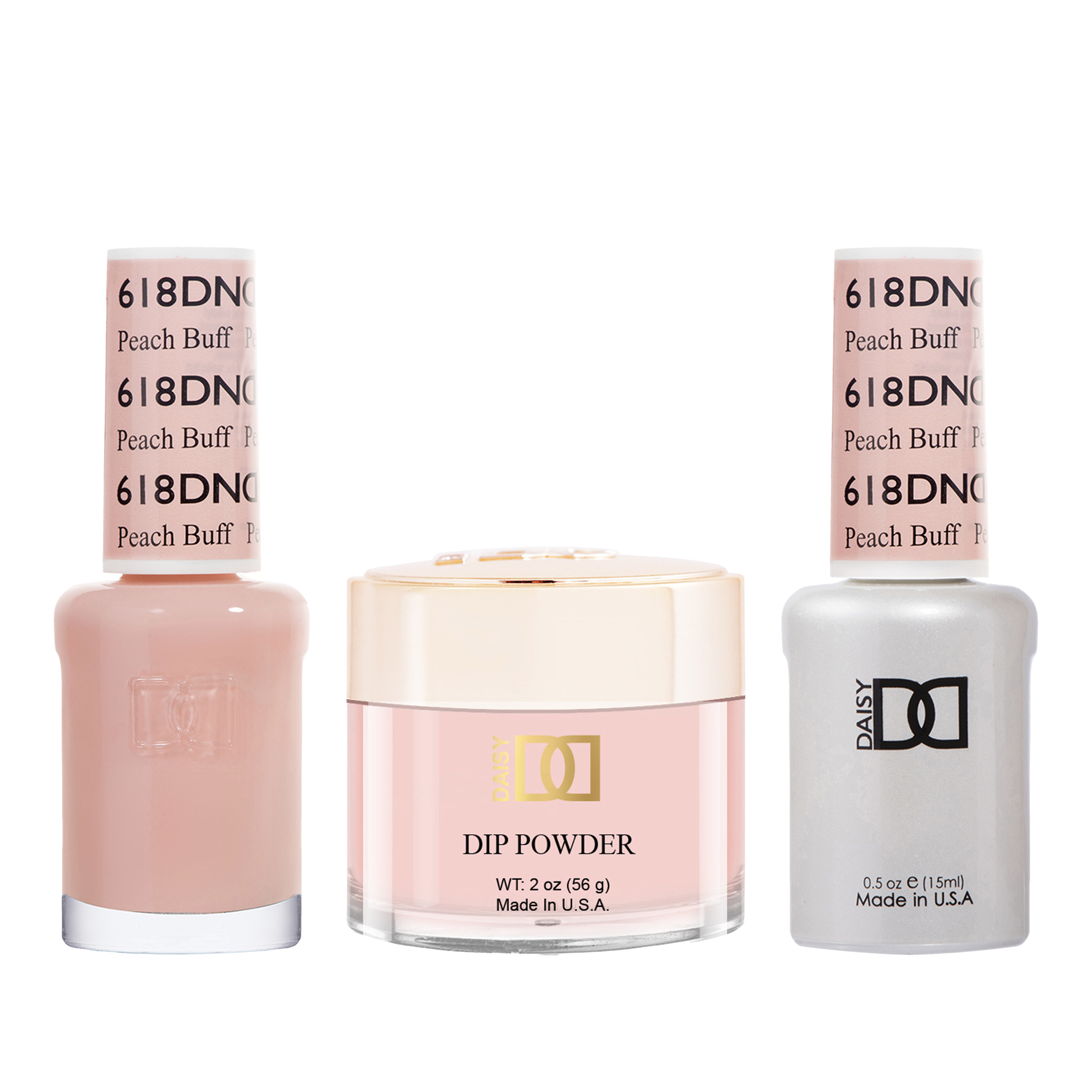 Dnd trio - 618 peach buff - gel polish