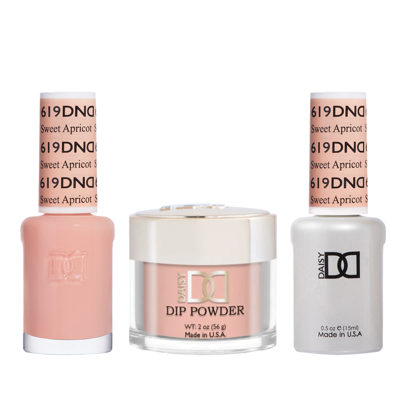 Dnd trio - 619 sweet apricot - gel polish