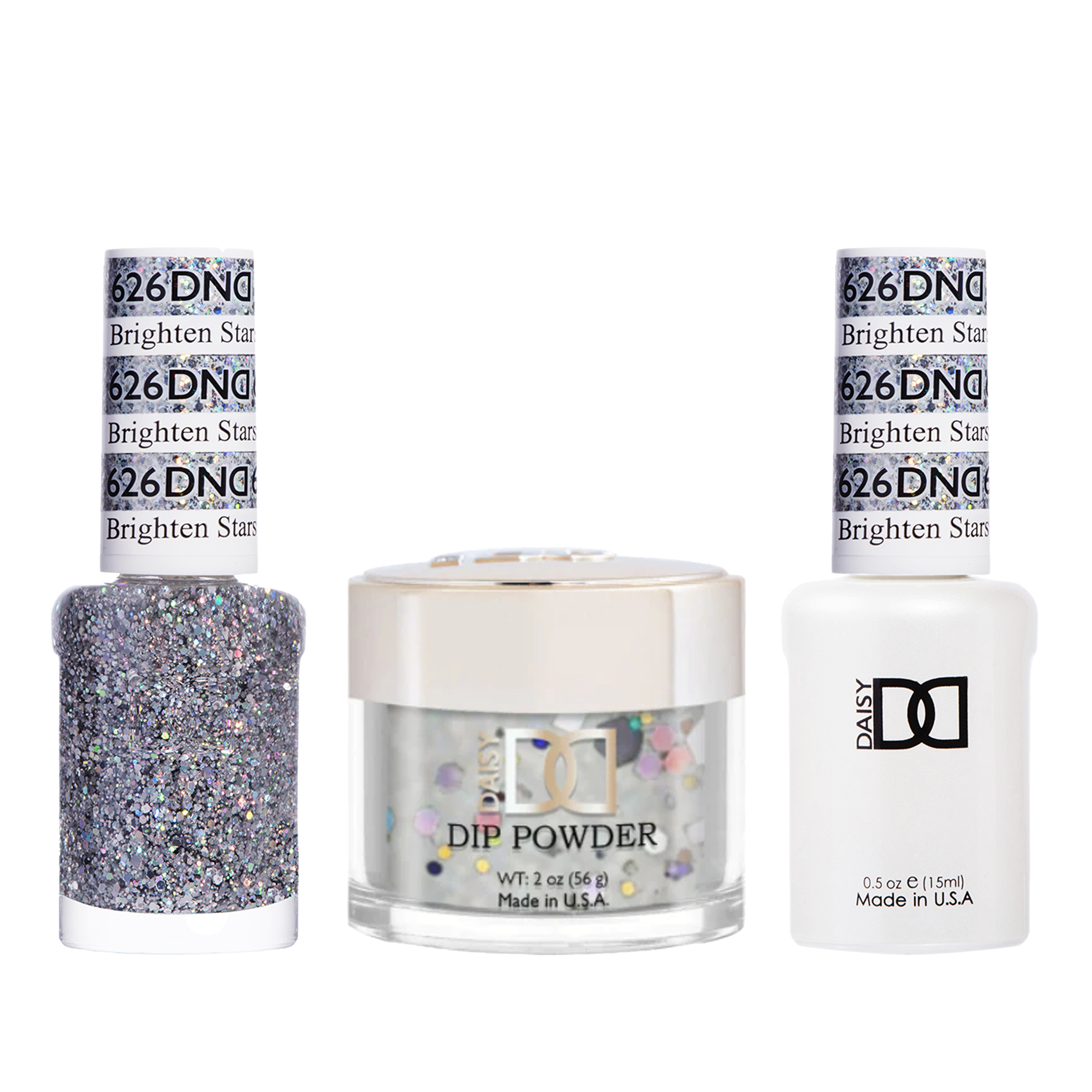 Dnd trio - 626 brighten stars - gel polish