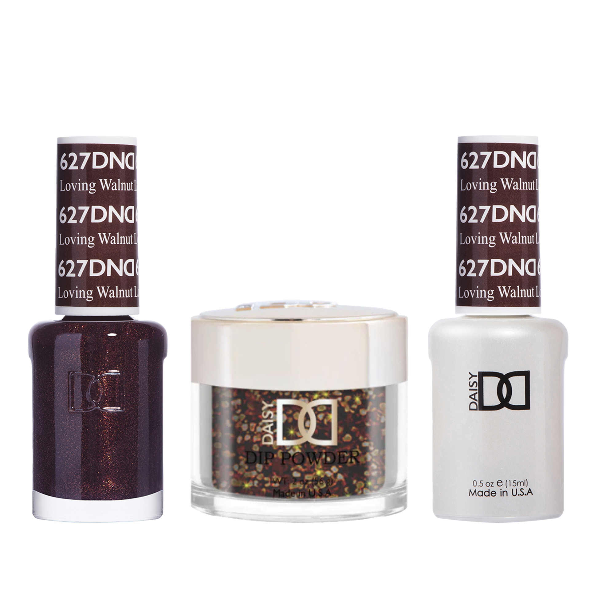 Dnd trio - 627 loving walnut - gel polish