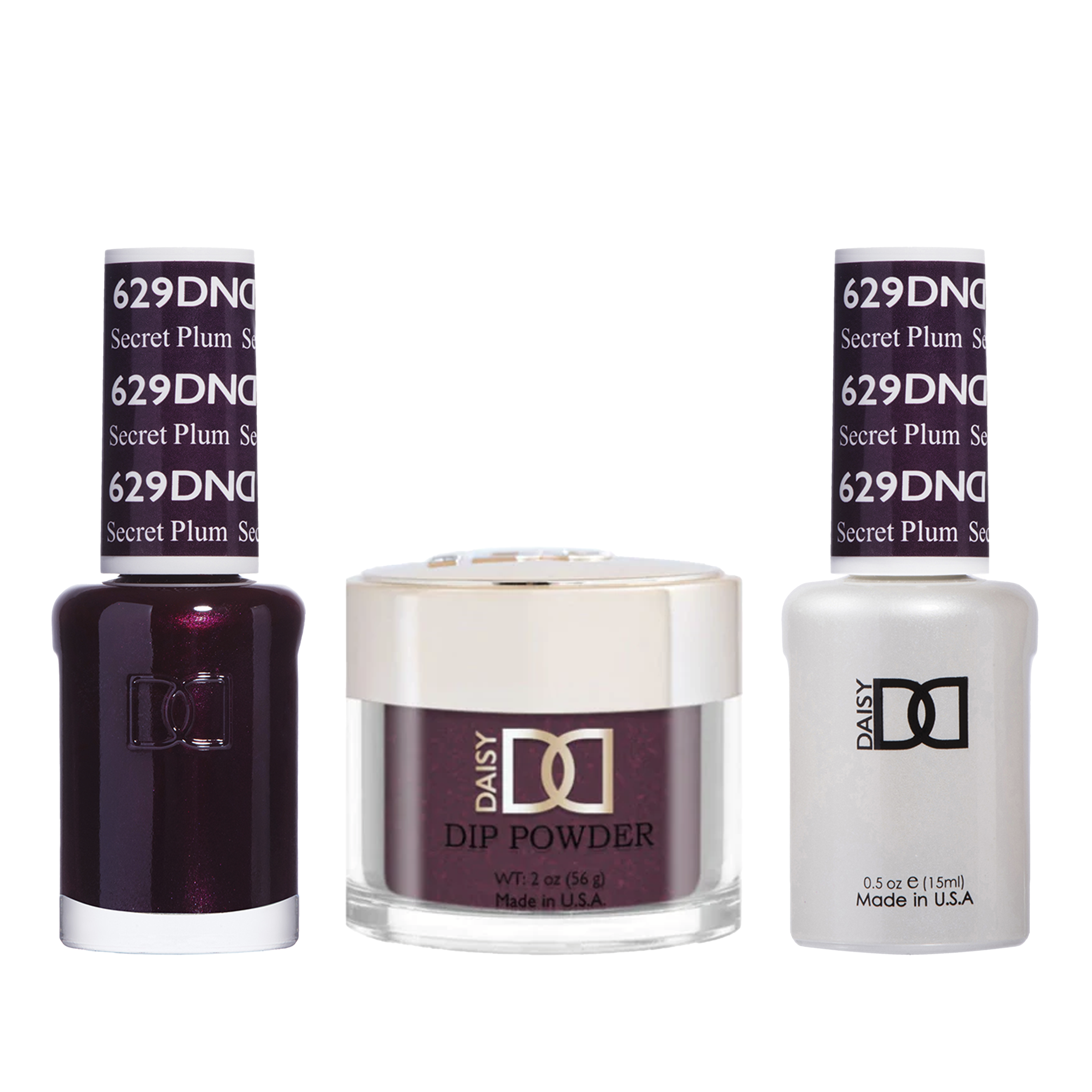 Dnd trio - 629 secret plum - gel polish