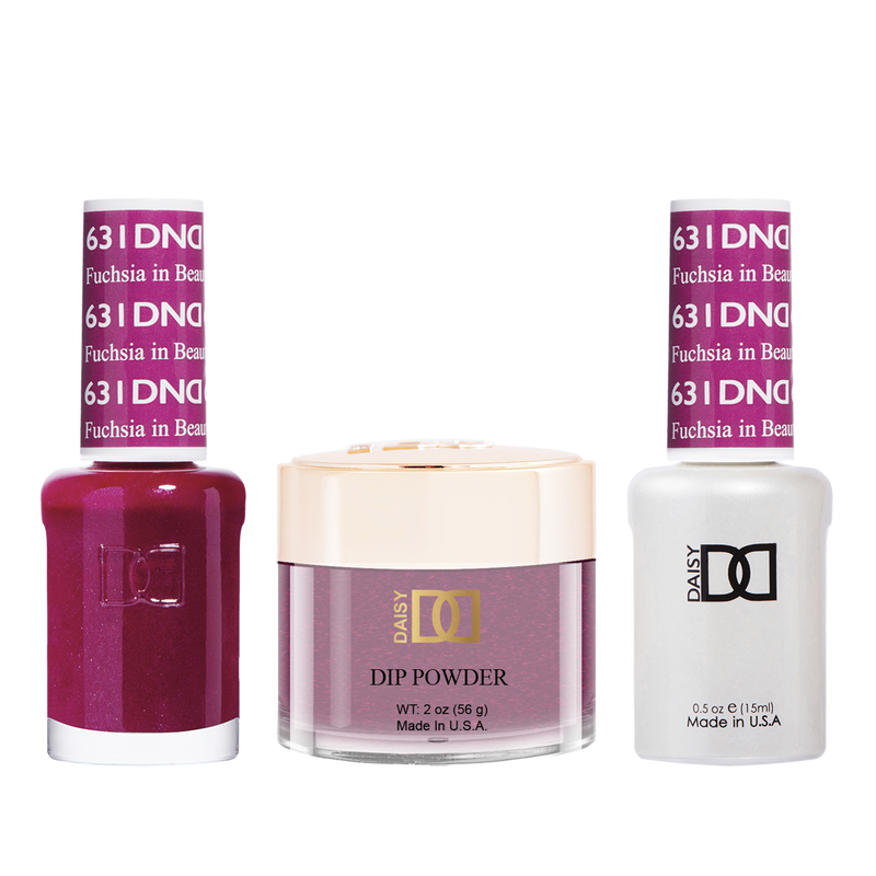 Dnd trio - 631 fuchsia in beauty - gel polish