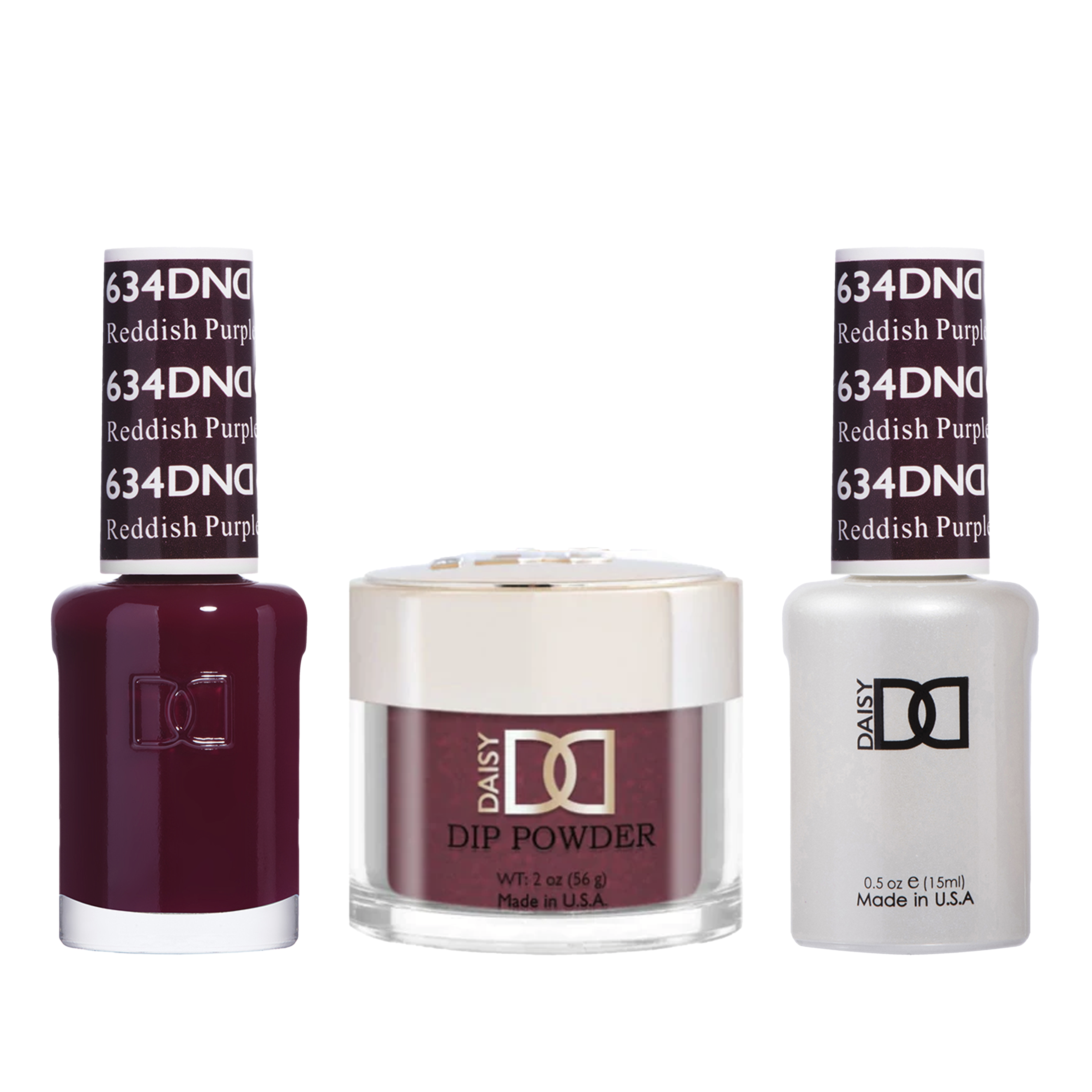 Dnd trio - 634 reddish purple - gel polish