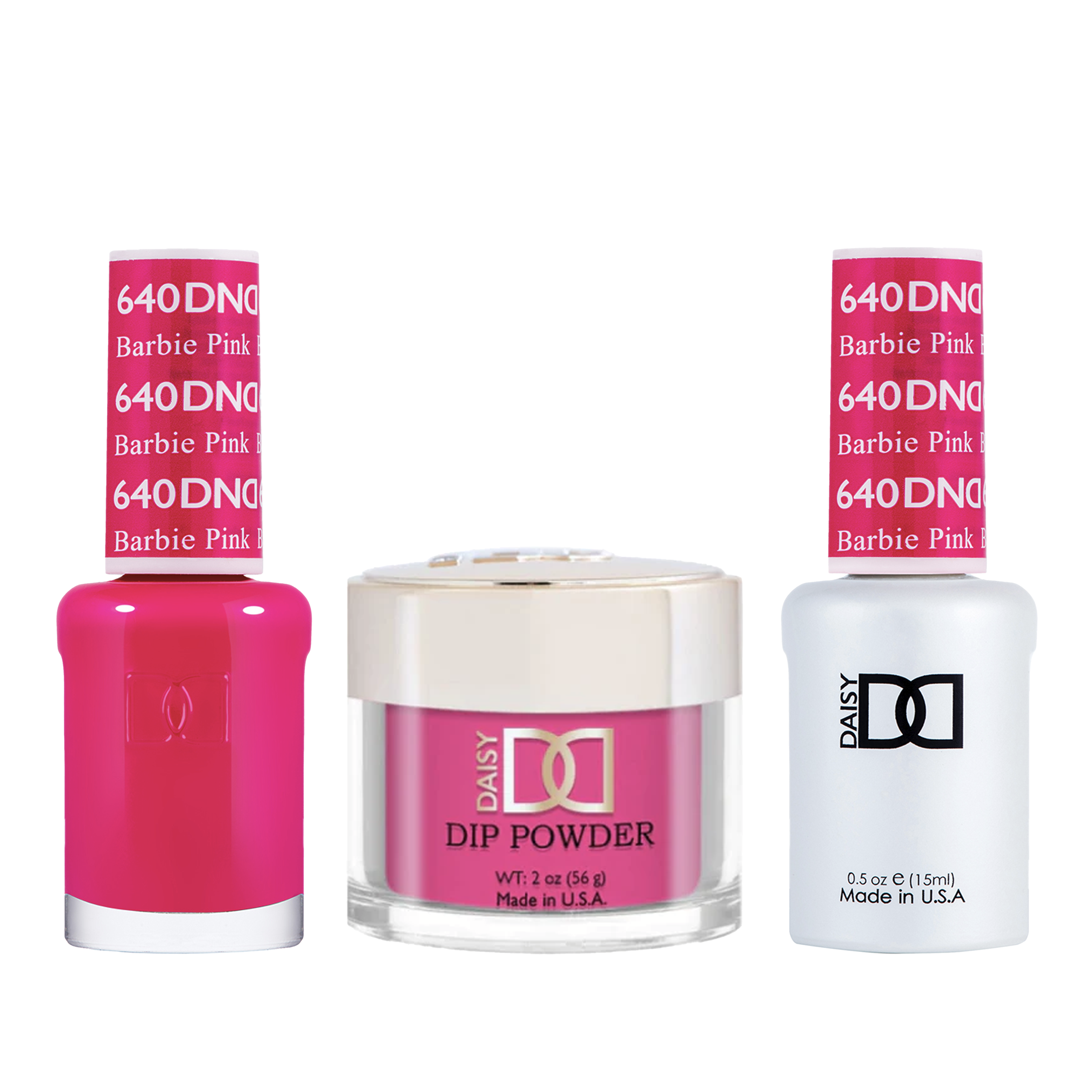 Dnd trio - 640 barbie pink - gel polish