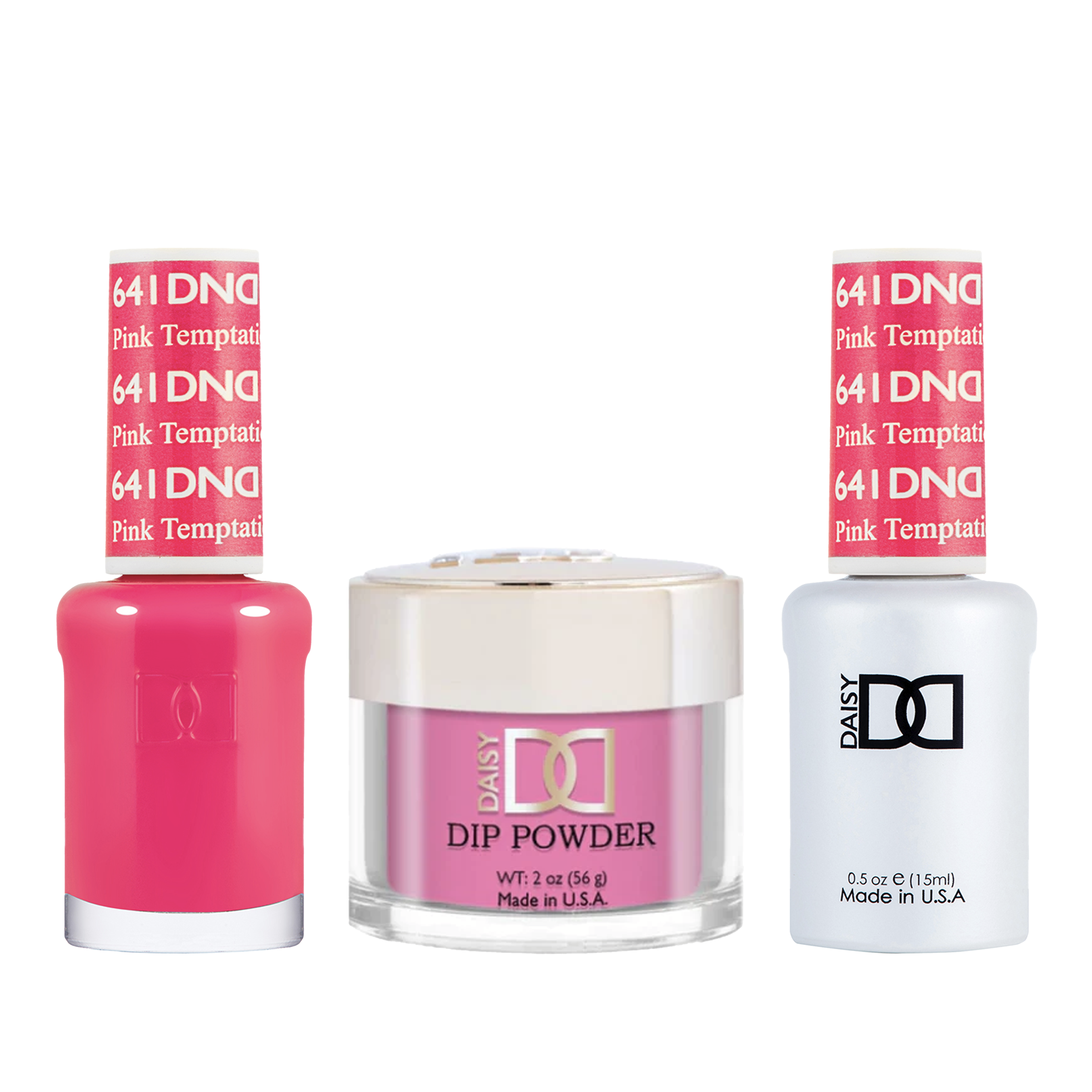 Dnd trio - 641 pink temptation - gel polish