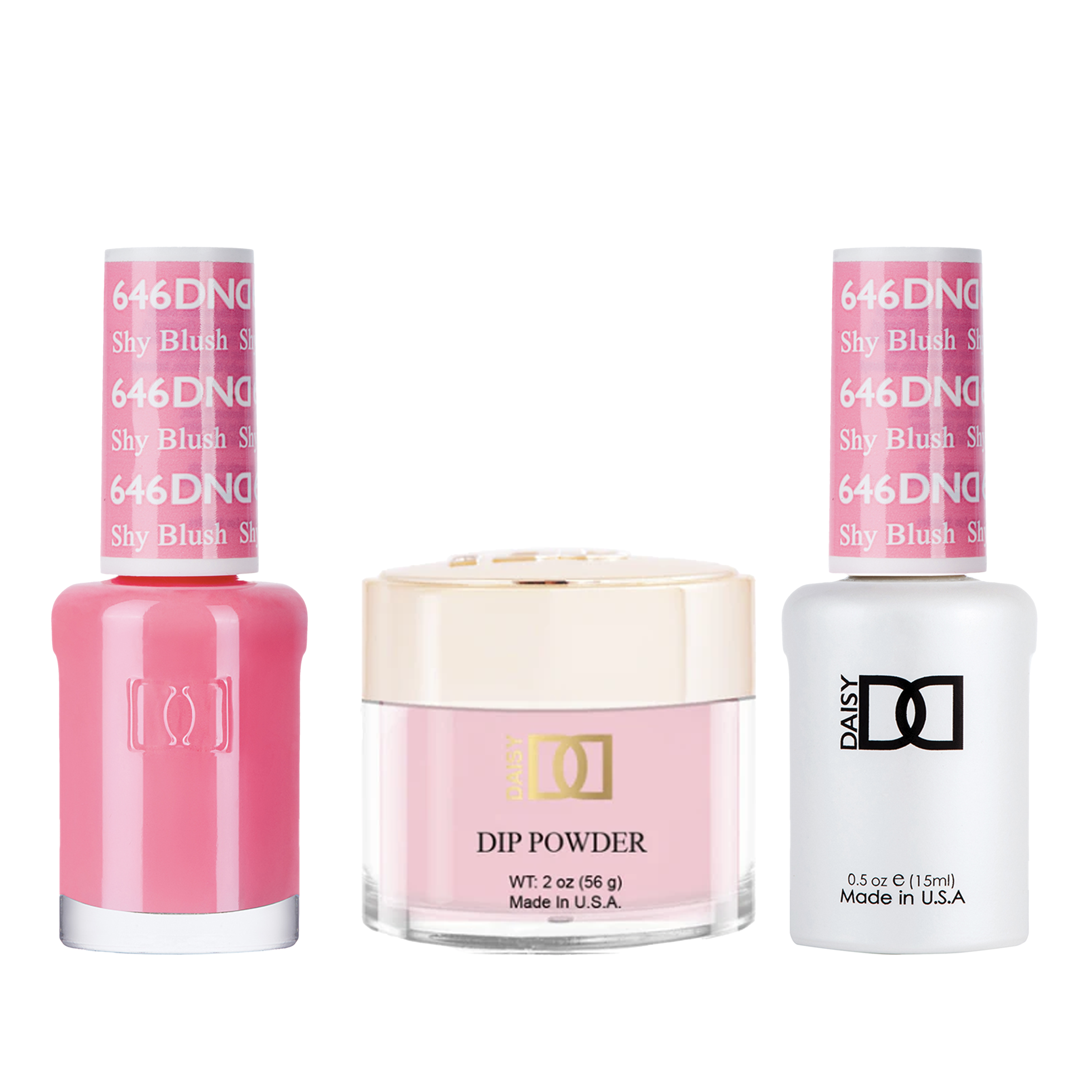 Dnd trio - 646 shy blush - gel polish