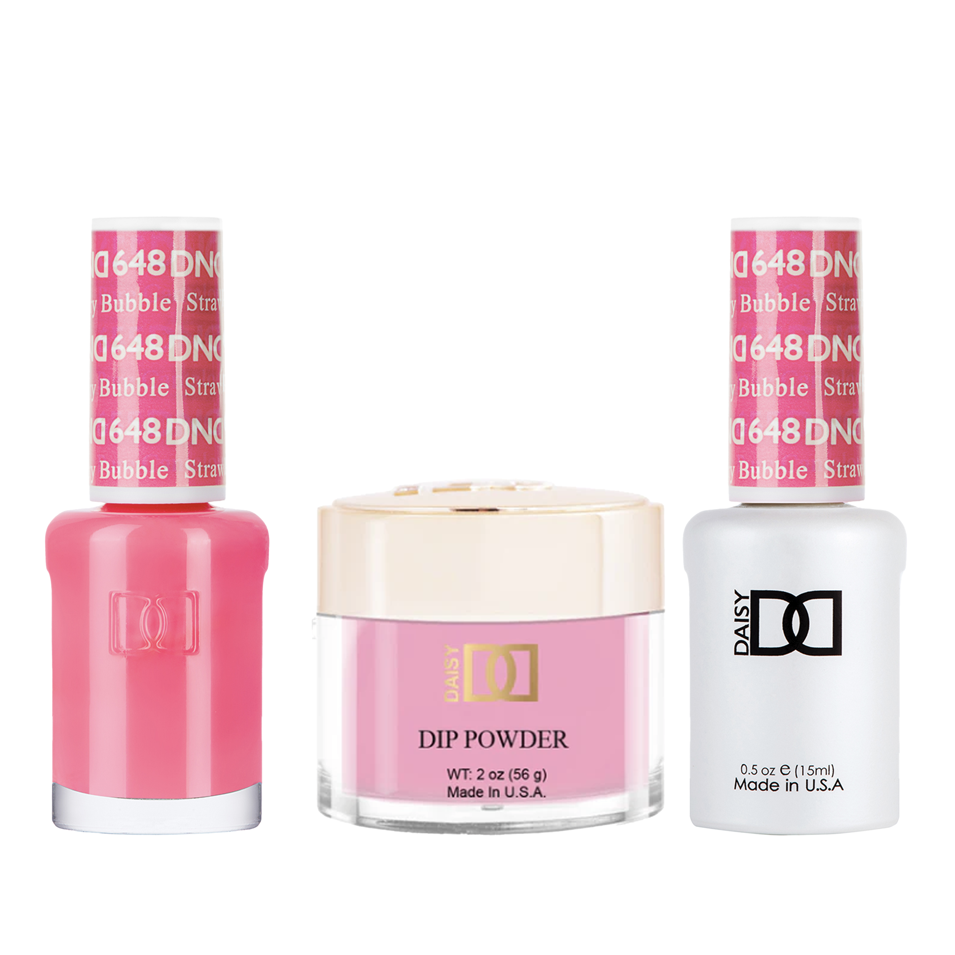 Dnd trio - 648 strawberry bubble - gel polish