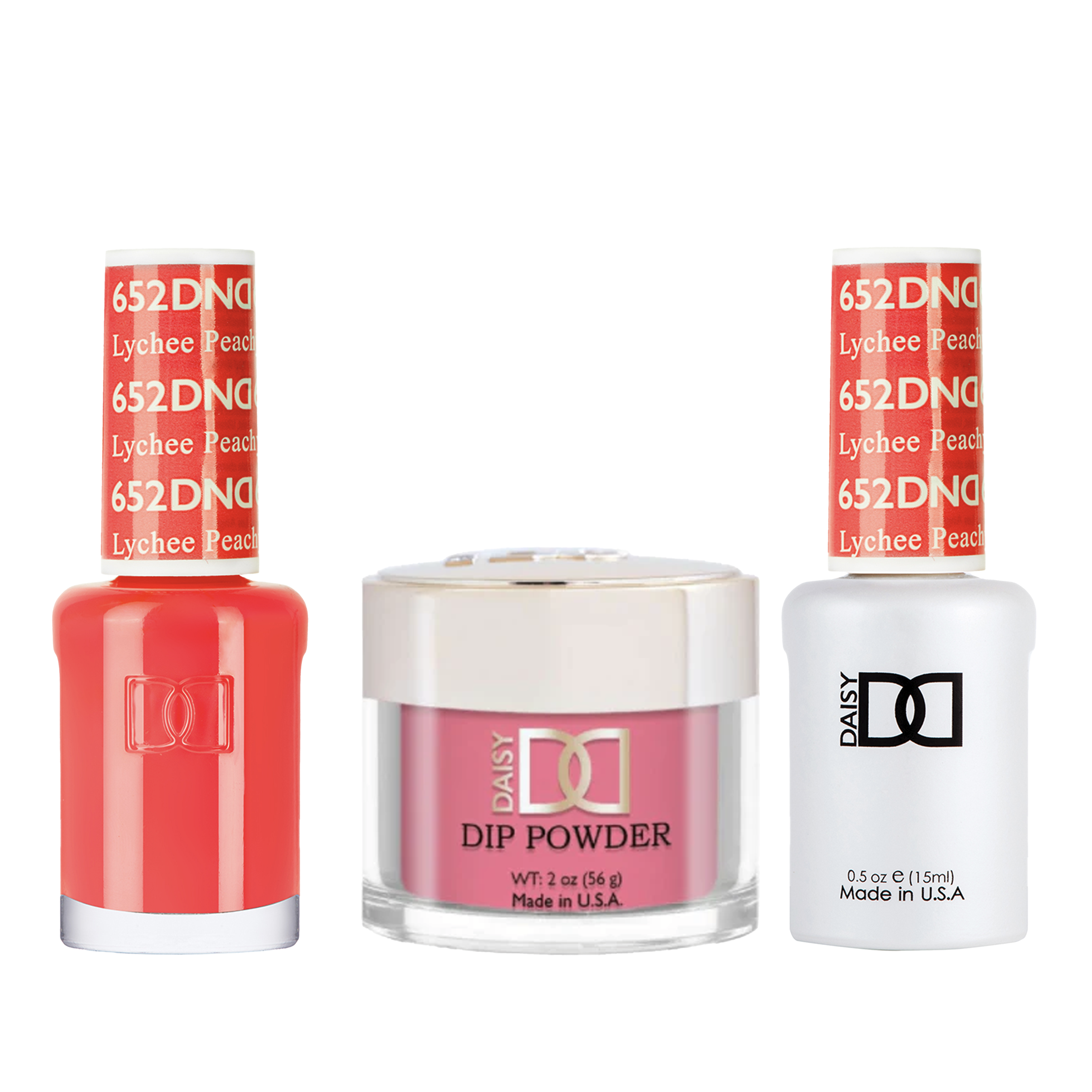 Dnd trio - 652 lychee peachy - gel polish