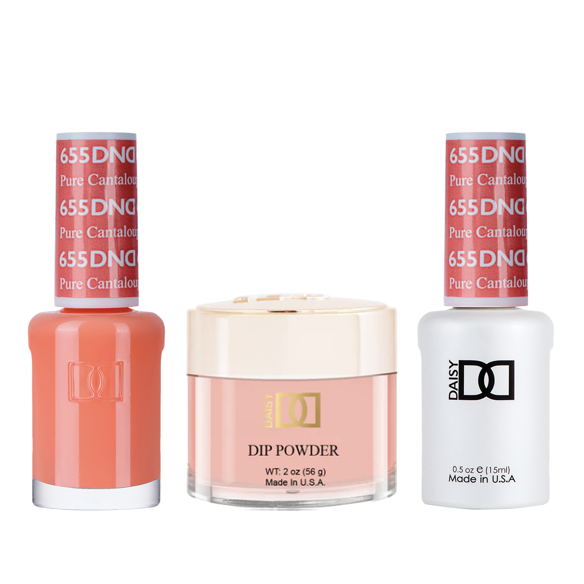 Dnd trio - 655 pure cataloupe - gel polish