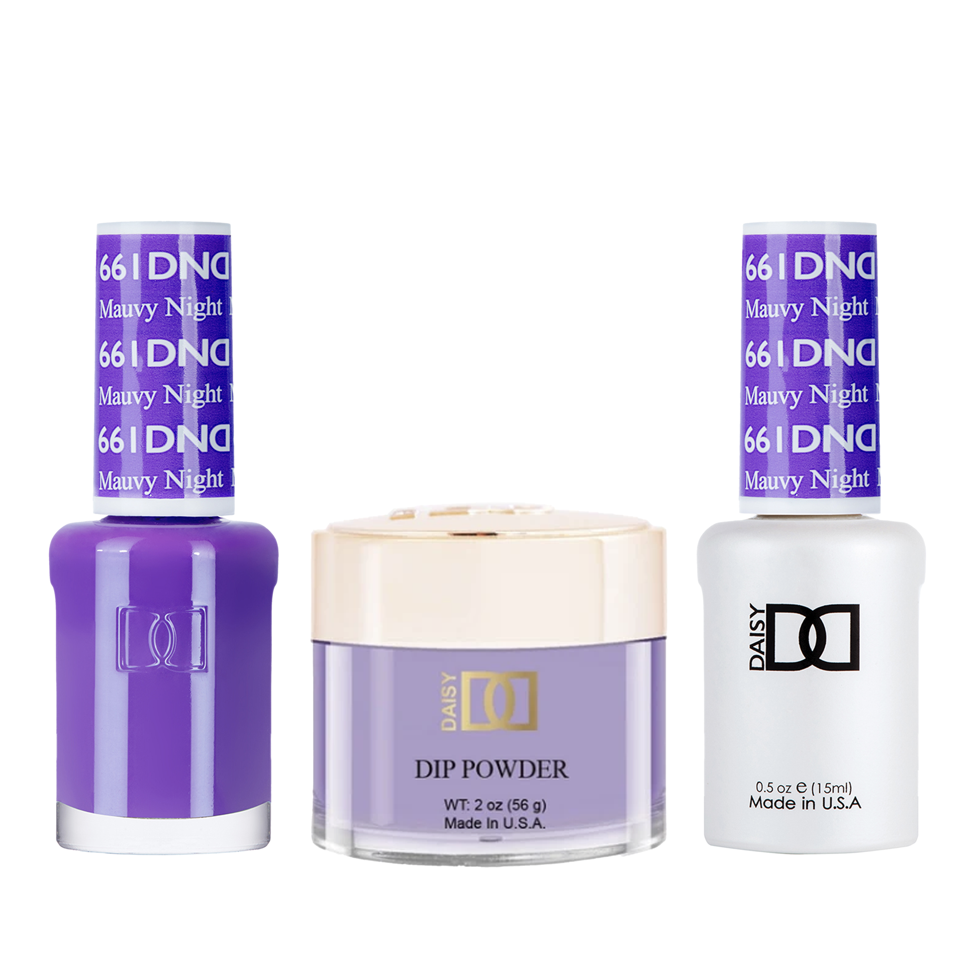Dnd trio - 661 mauvy night - gel polish