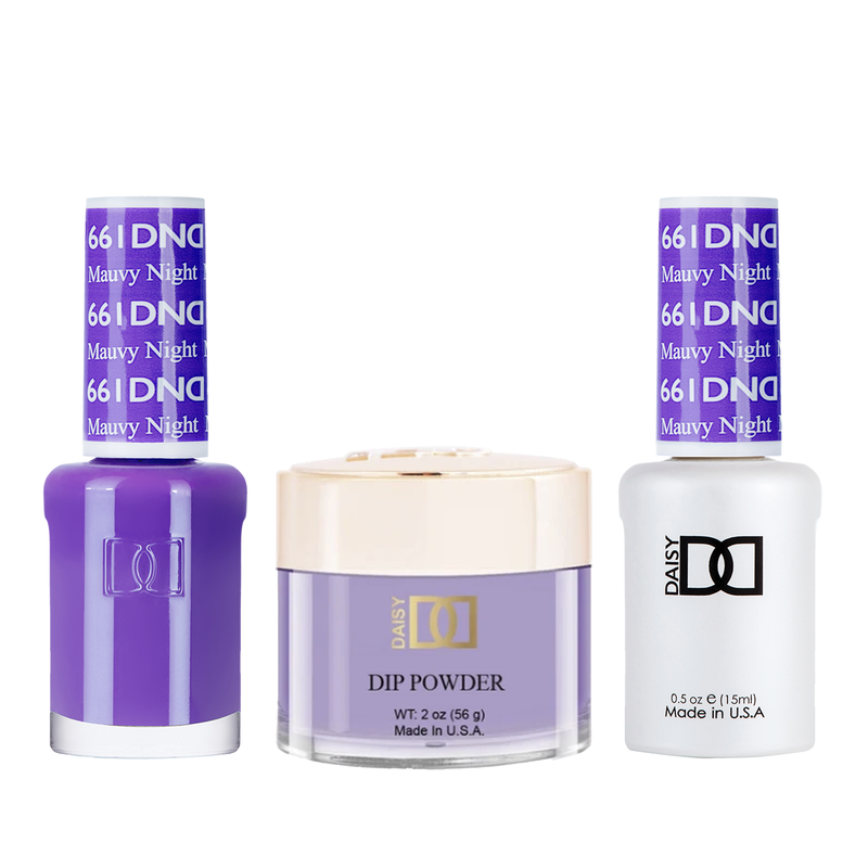 Dnd trio - 661 mauvy night - gel polish