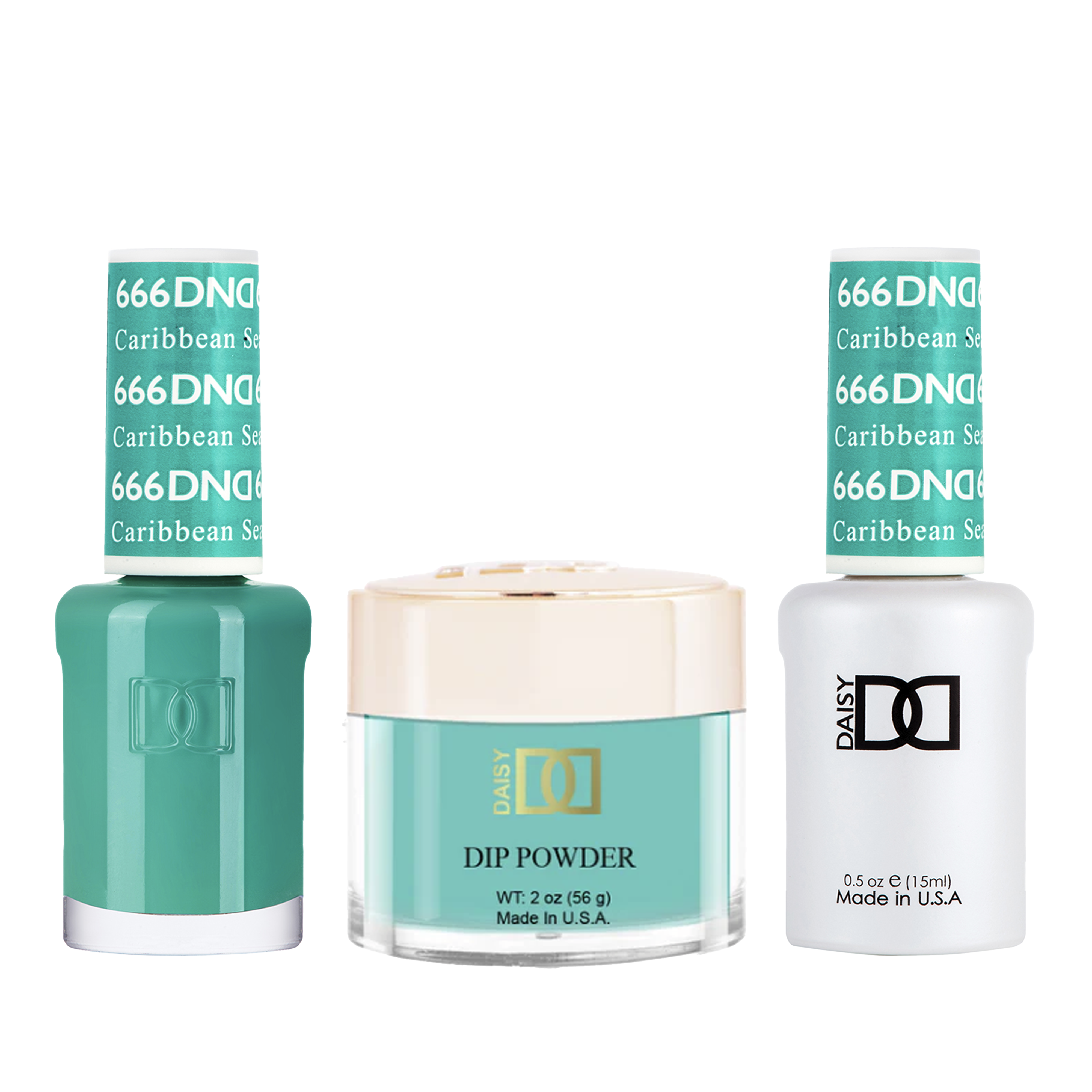 Dnd trio - 666 caribbean sea - gel polish