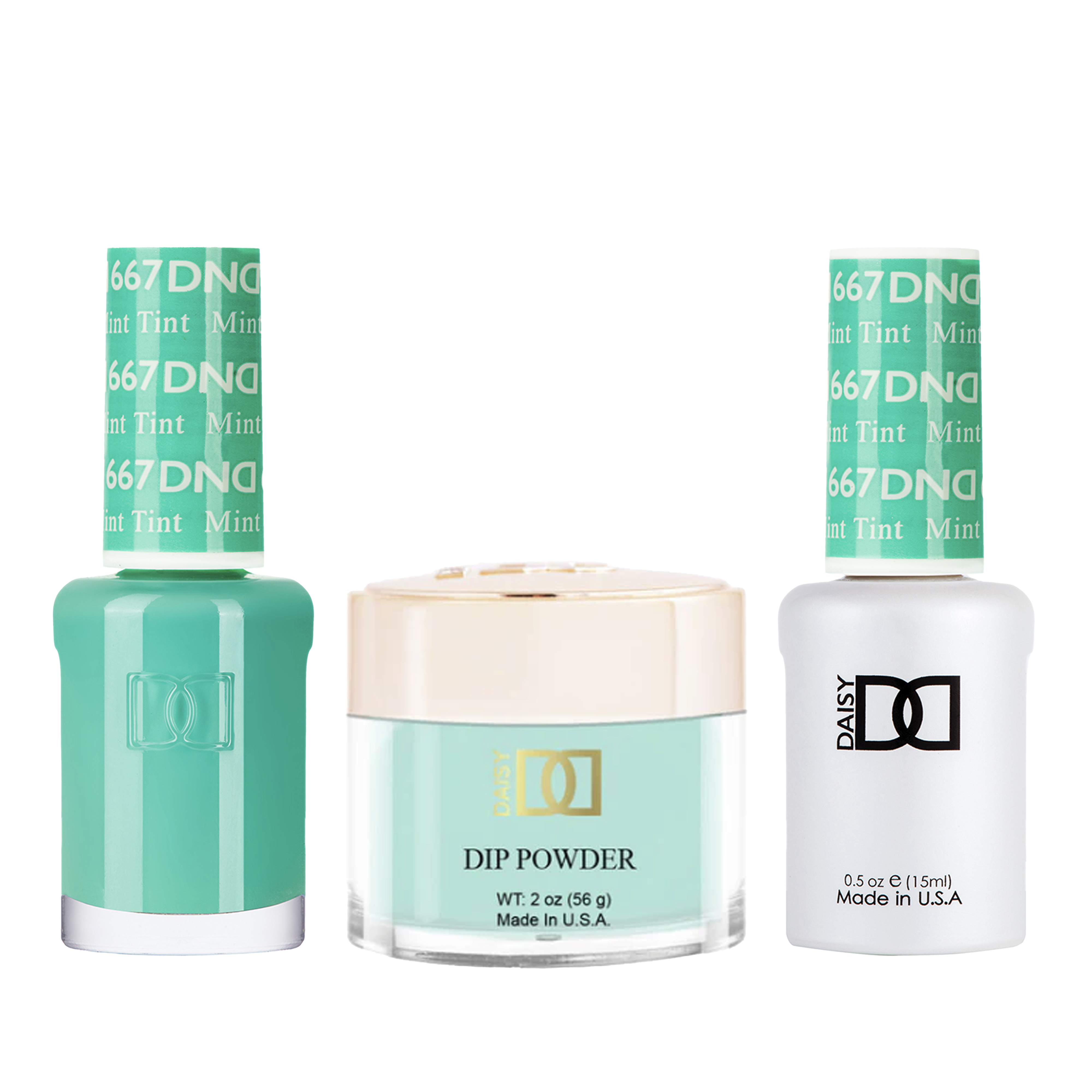 Dnd trio - 667 mint tint - gel polish