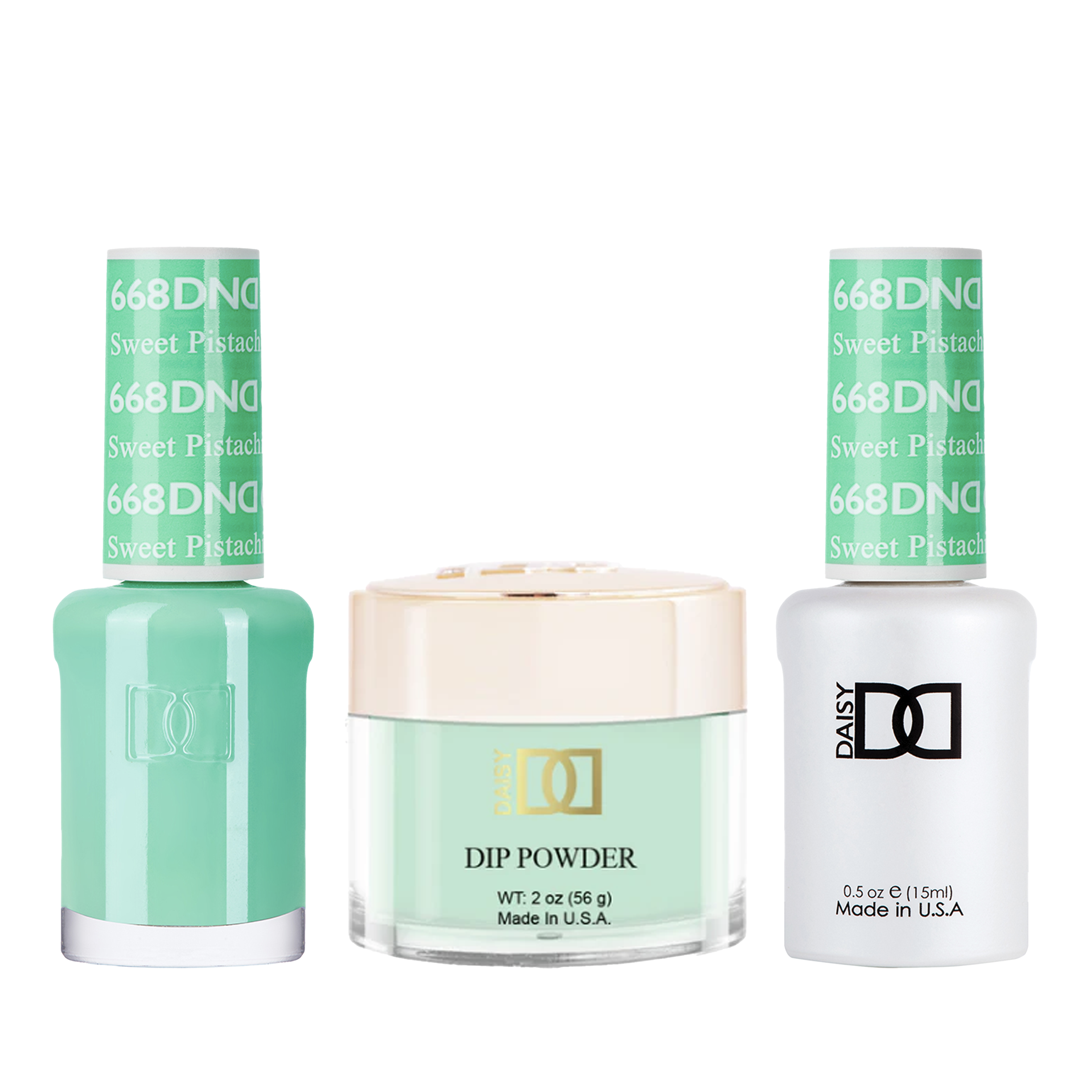 Dnd trio - 668 sweet pistachia - gel polish