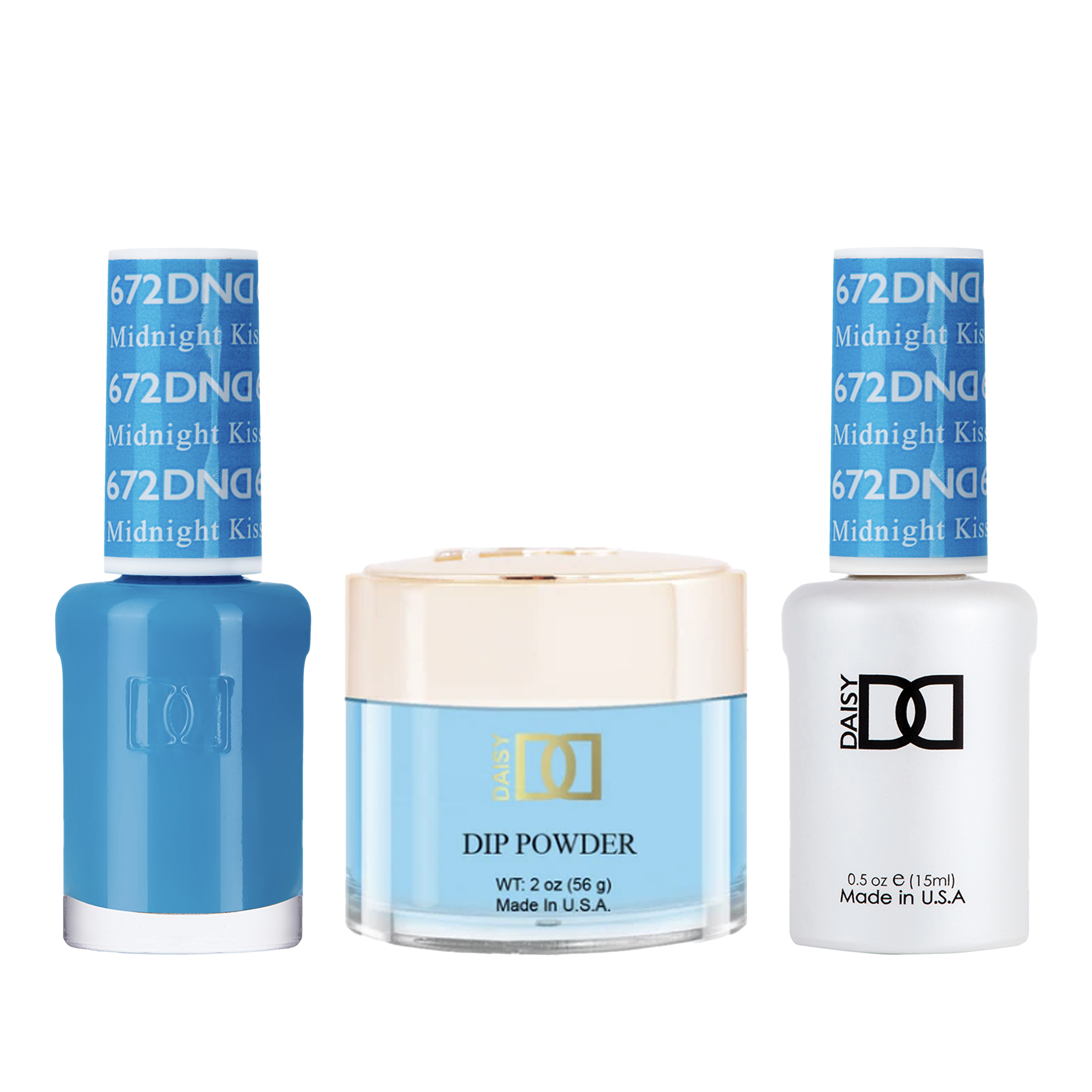 Dnd trio - 672 midnight kiss - gel polish